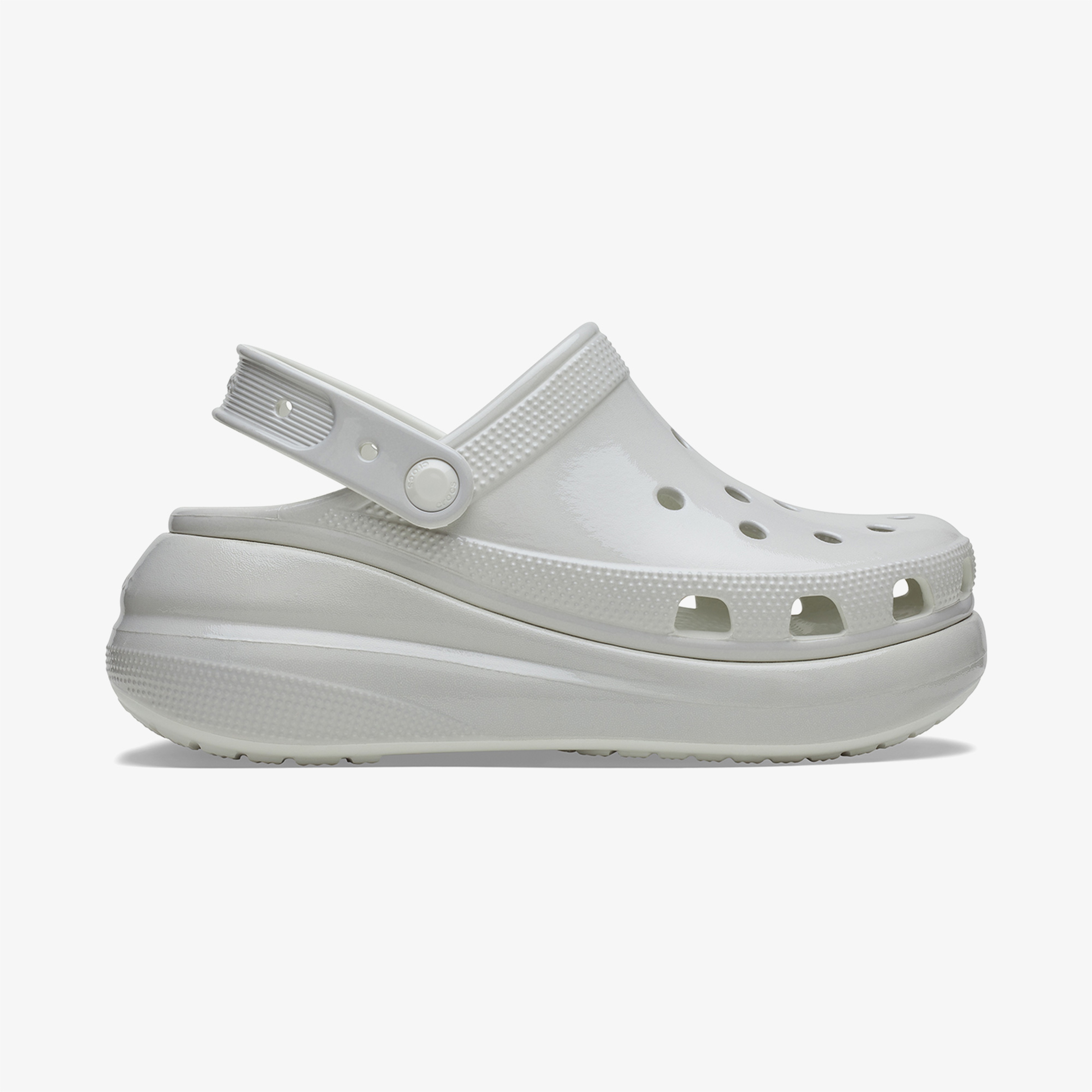 Crocs Crush High Shine Clog Unisex Gri Terlik