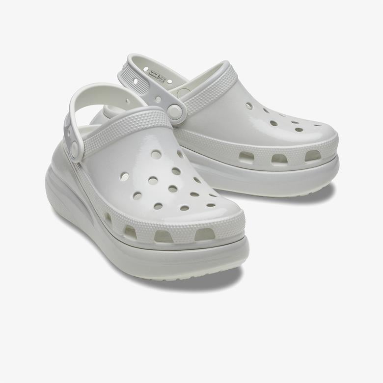 Crocs Crush High Shine Clog Unisex Gri Terlik