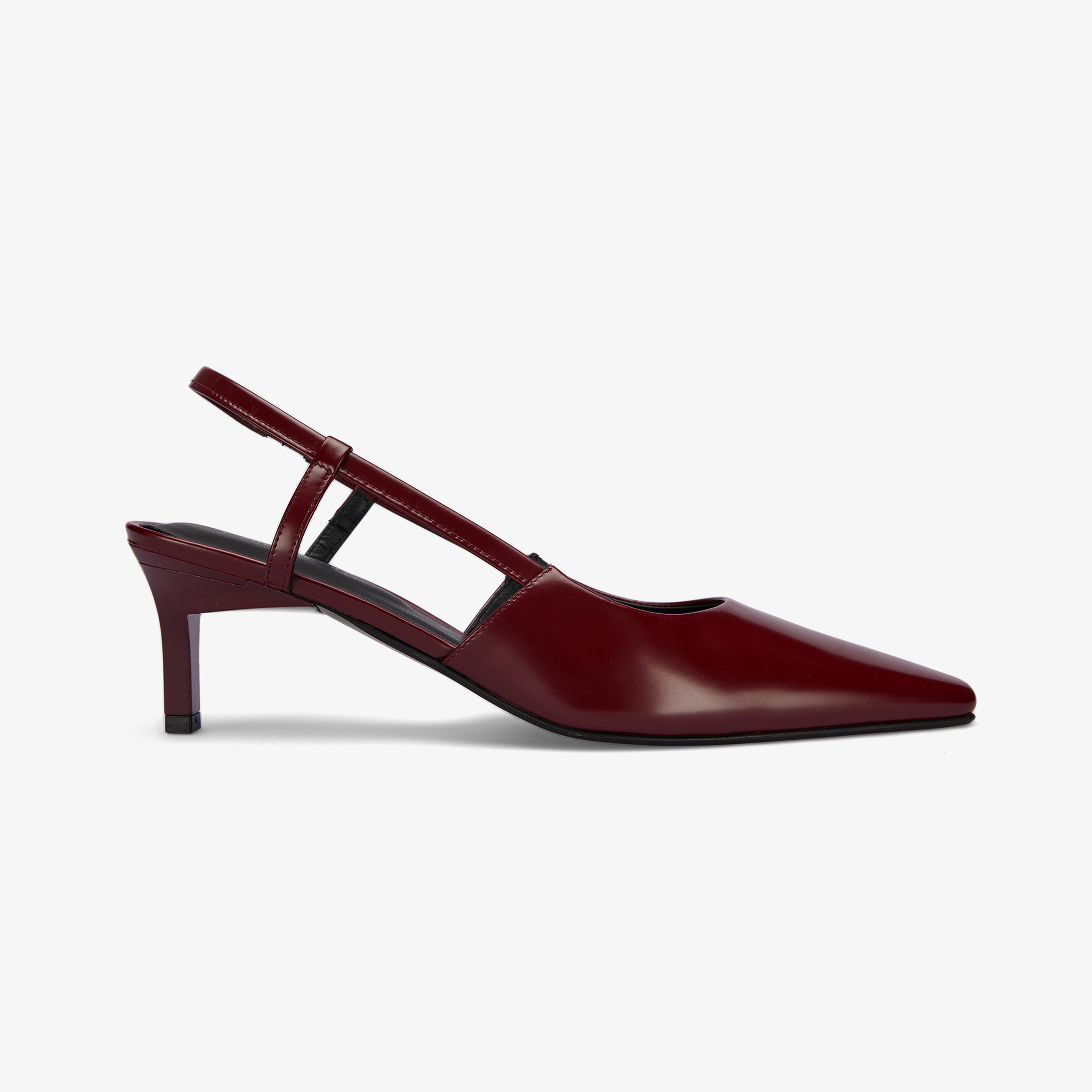 Calvin Klein Heel Slıngback Pump 50 Kadın Bordo Topuklu Ayakkabı