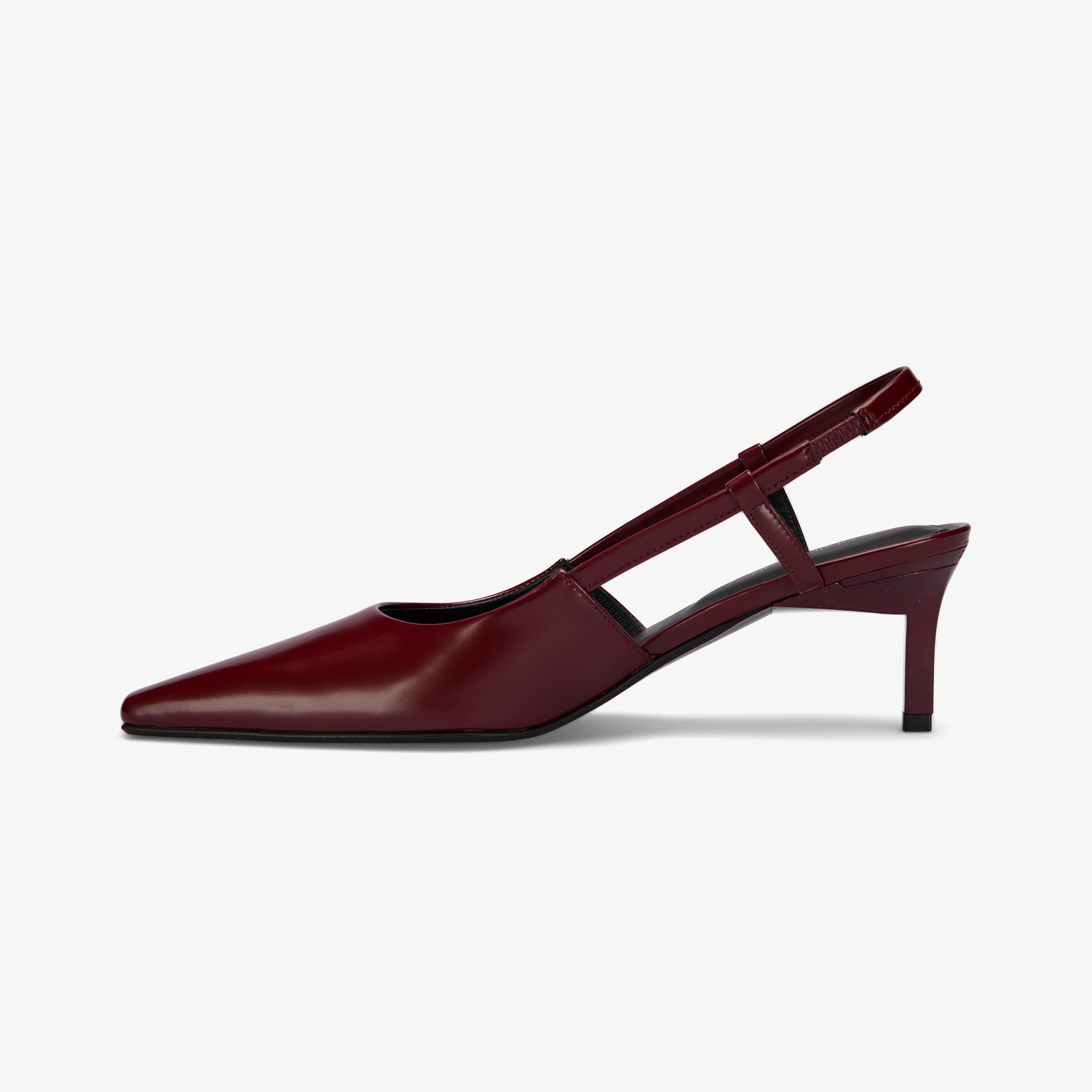 Calvin Klein Heel Slıngback Pump 50 Kadın Bordo Topuklu Ayakkabı