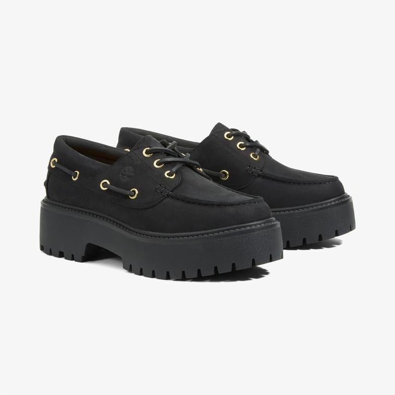 Timberland Stone Street 3 Eye Kadın Siyah Ayakkabı