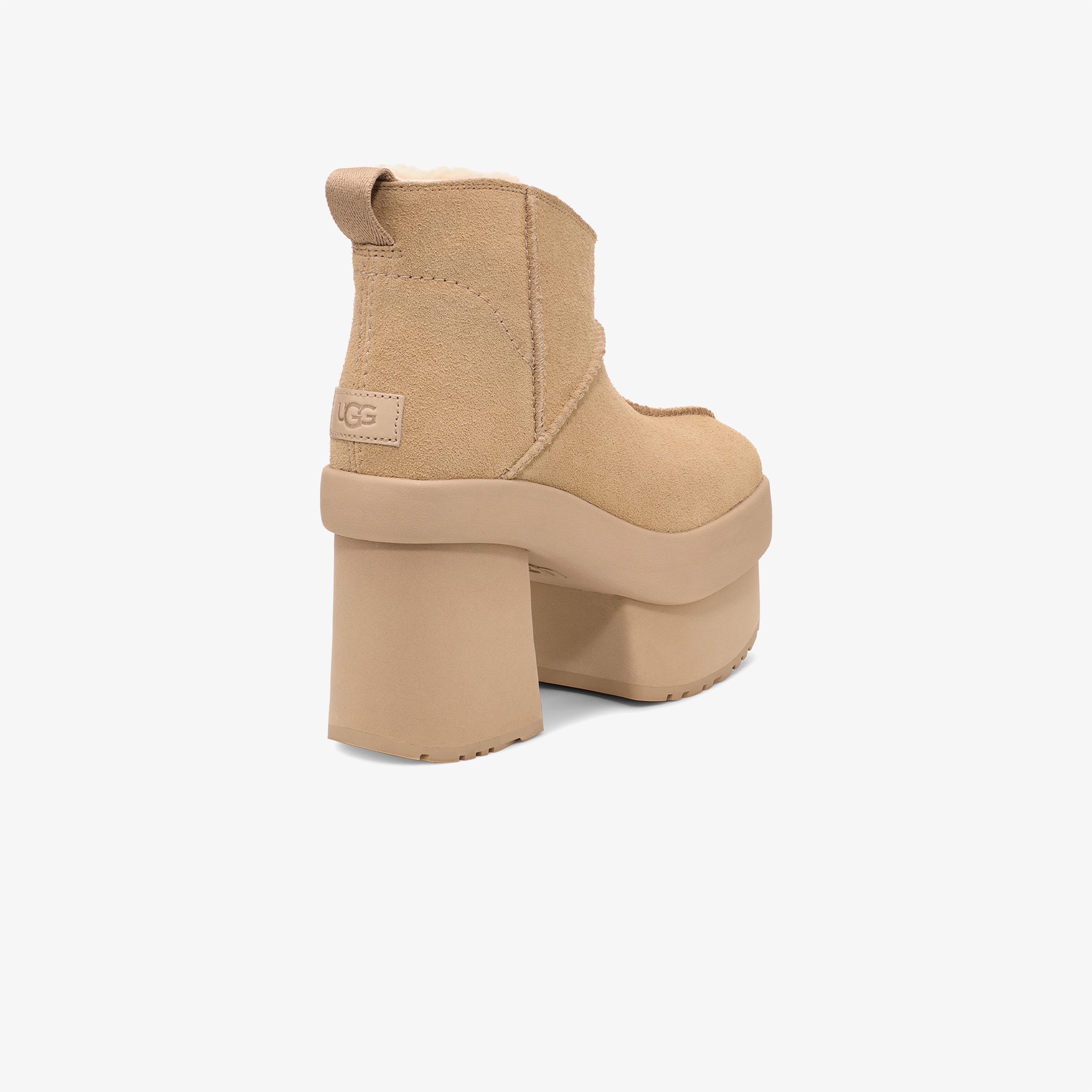 UGG New Heights Platform Mini Kadın Hardal Bot