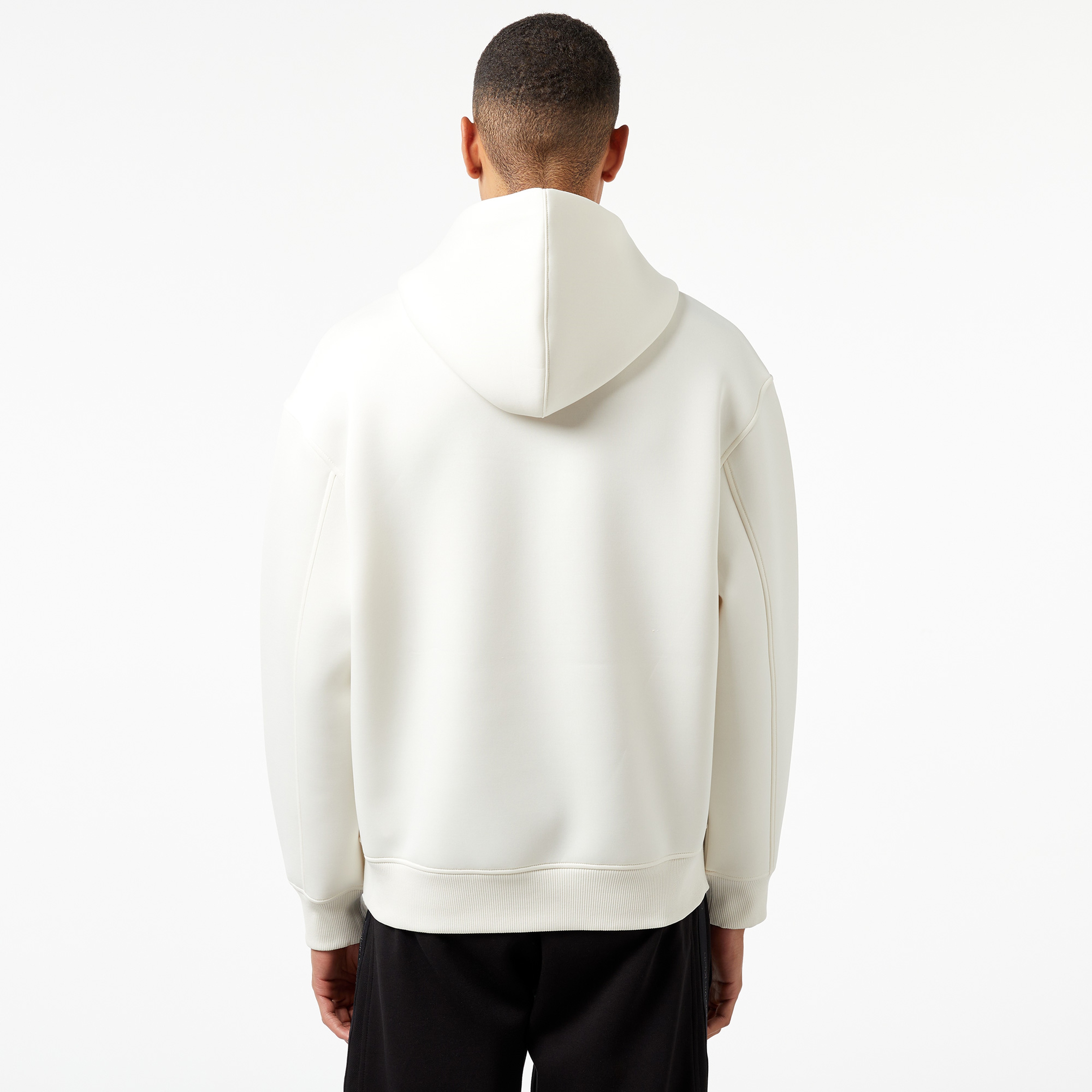 Calvin Klein Jeans Scuba Erkek Beyaz Hoodie