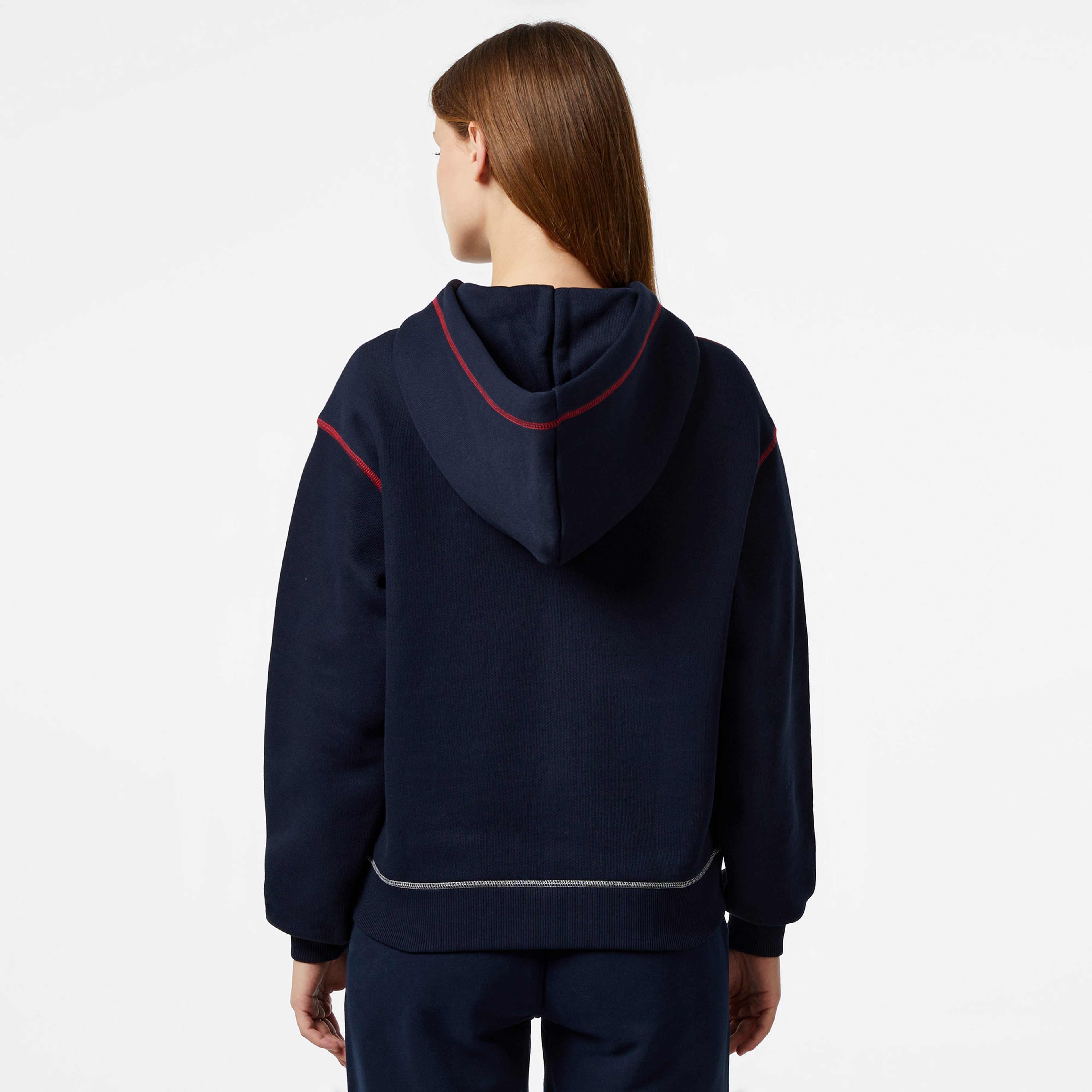 Tommy Hilfiger Gbl Stp Fullzip Kadın Mavi Hoodie