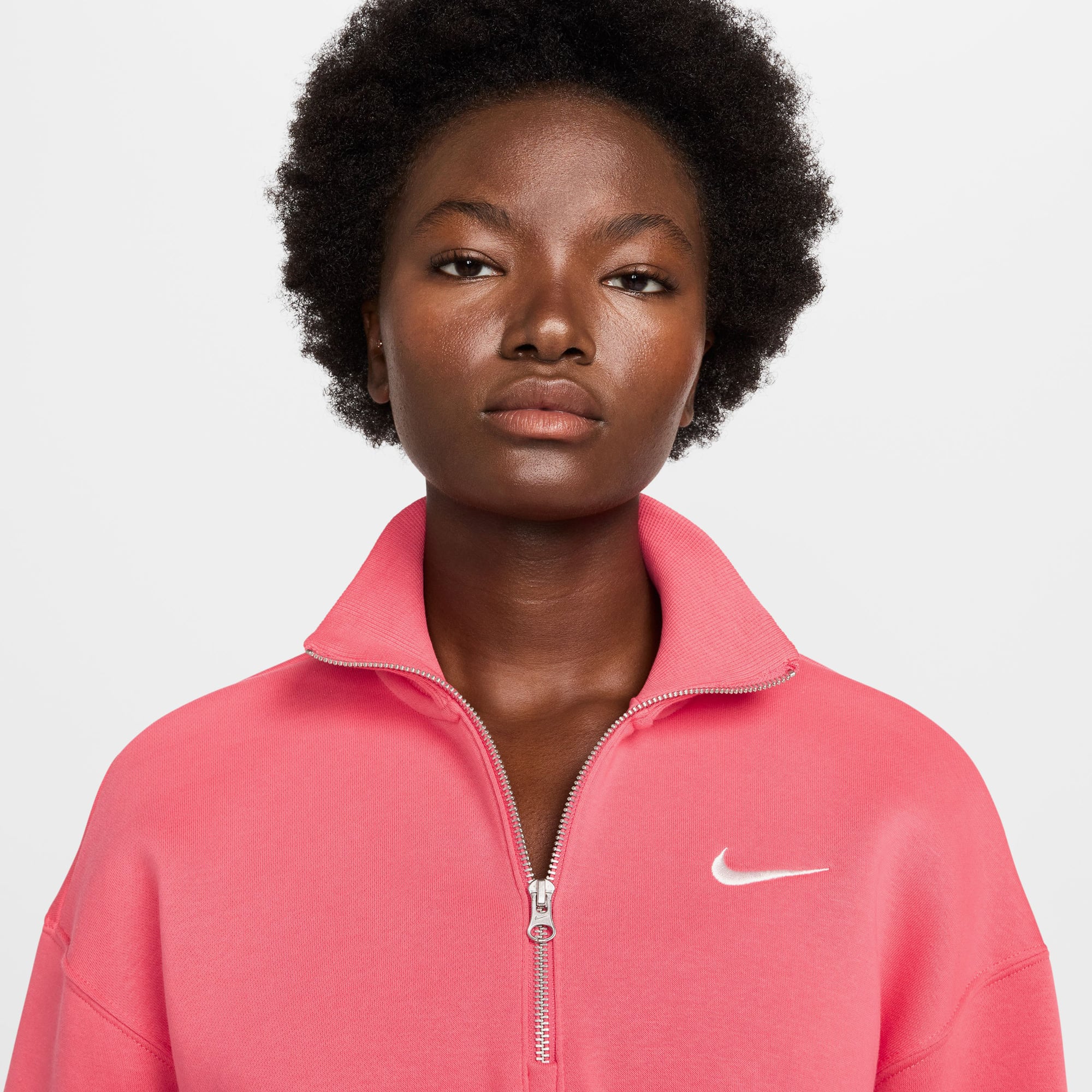 Nike W Nsw Phnx Flc Qz Crop Unisex Yeşil SweatshirtMDQ5767| Occasion