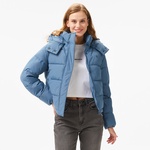 Calvin Klein Jeans Matte Monologo Nd Short Puffer Kadın Lacivert Ceket