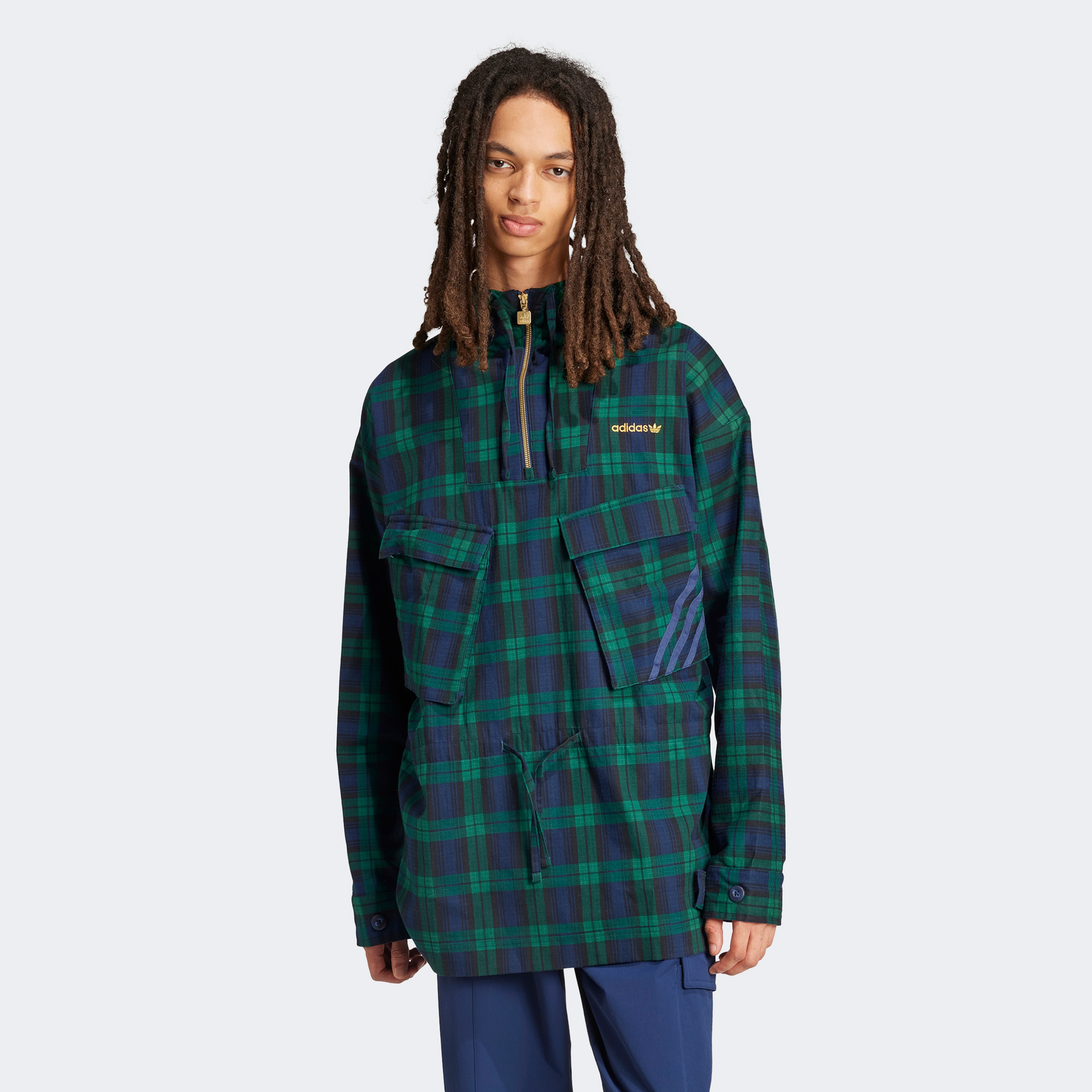 adidas Windbreaker Erkek Mavi Ceket