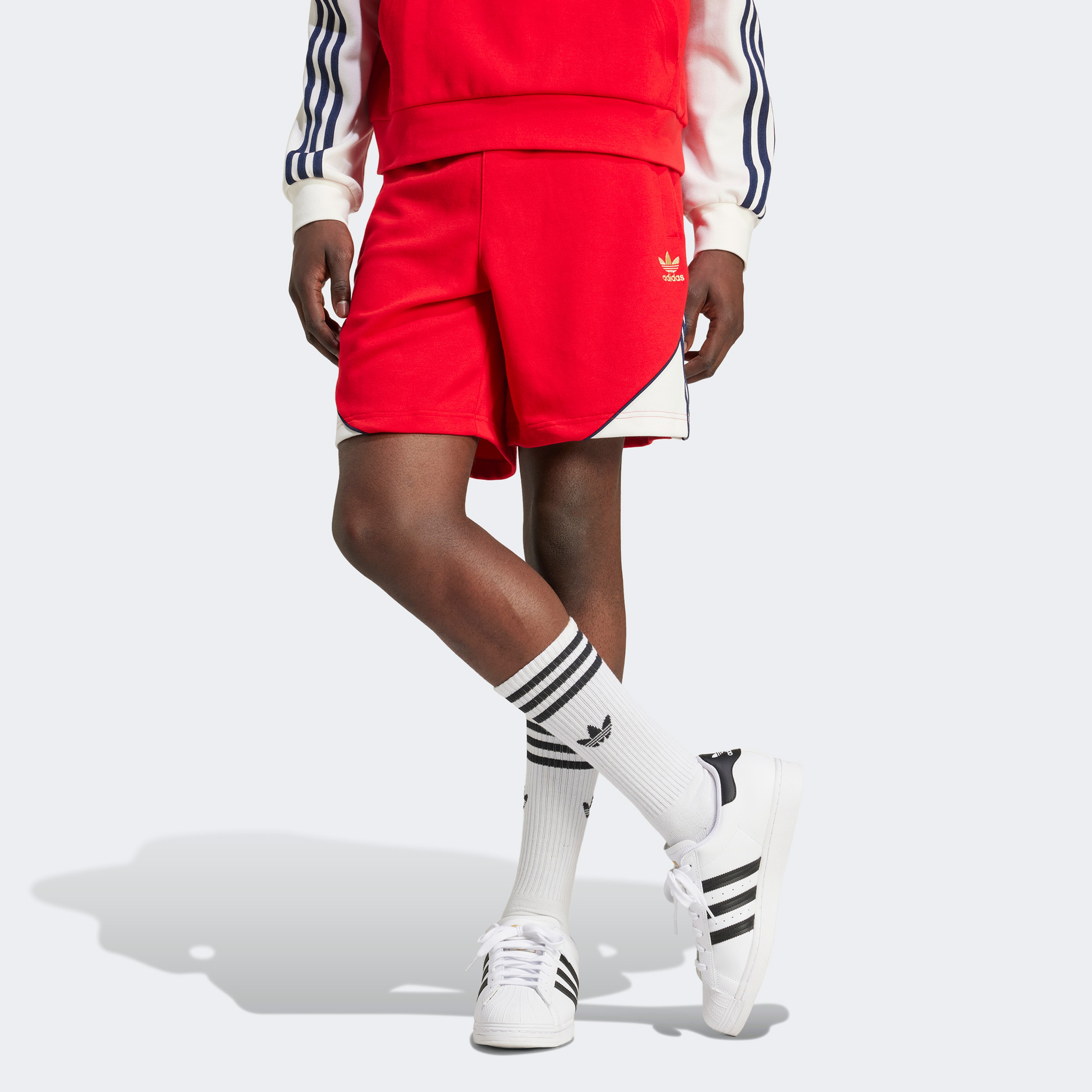 adidas Colorblocked Sst Sho Erkek Beyaz Şort