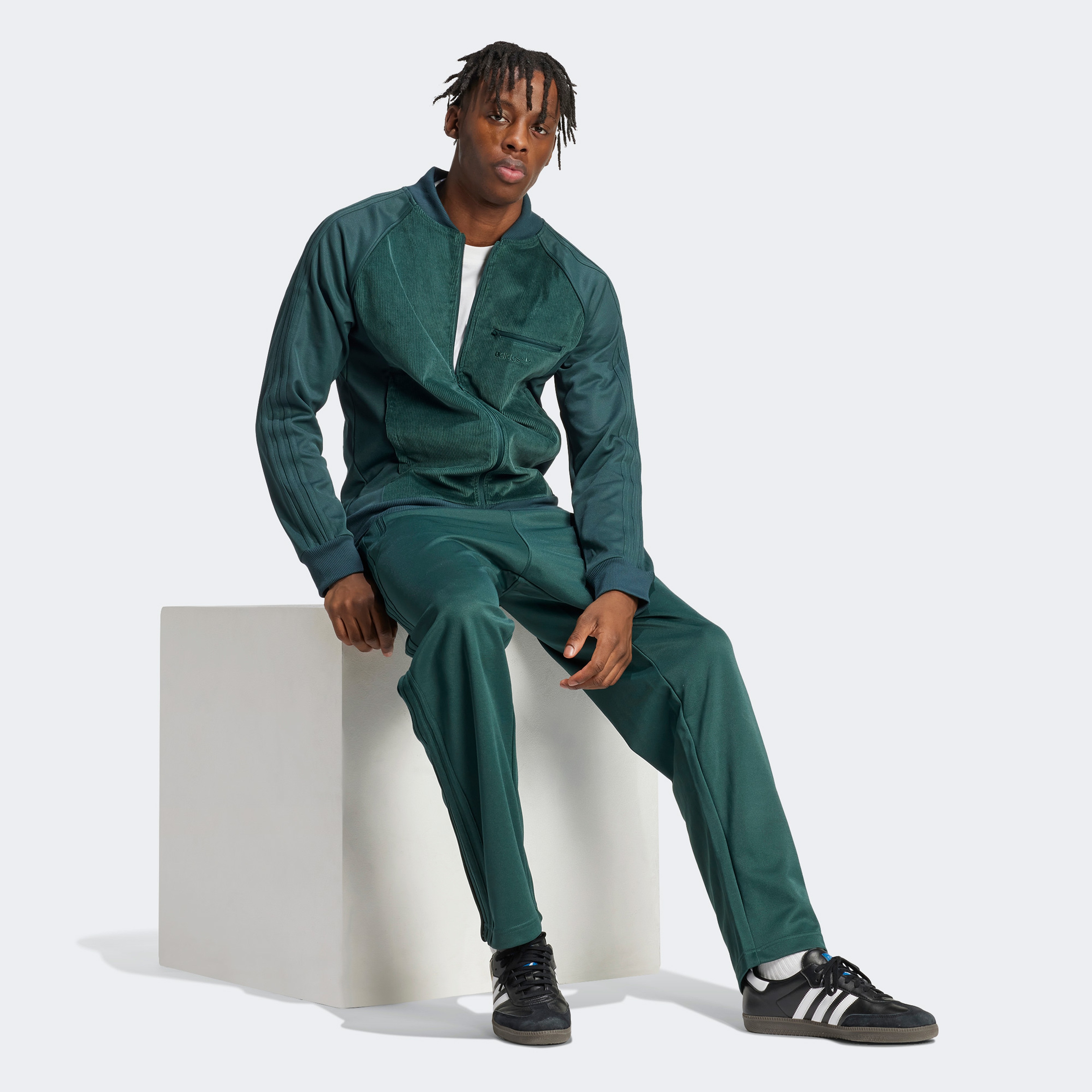 adidas SST Erkek Yeşil Eşofman Üstü