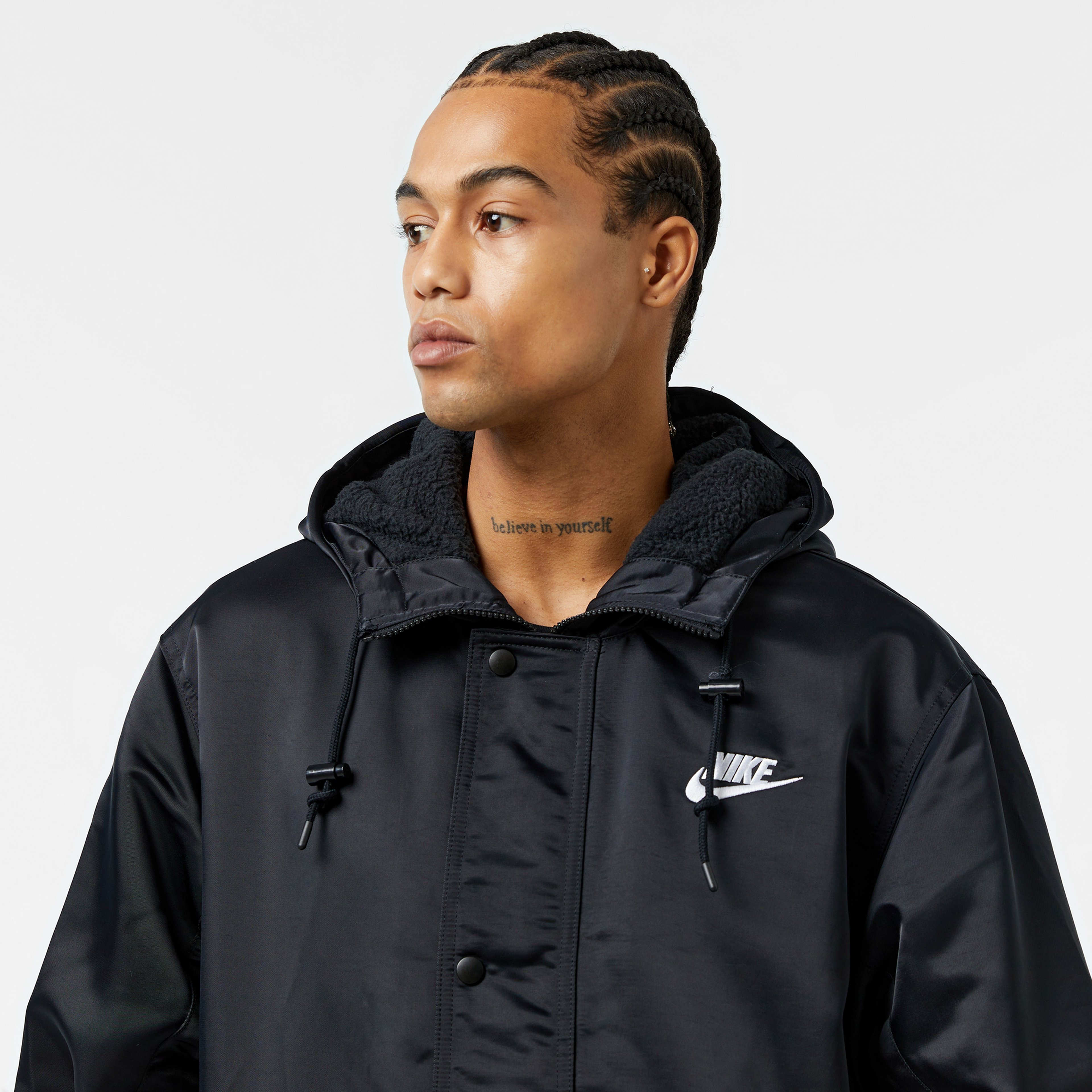 Nike Club Stadium Erkek Siyah Ceket
