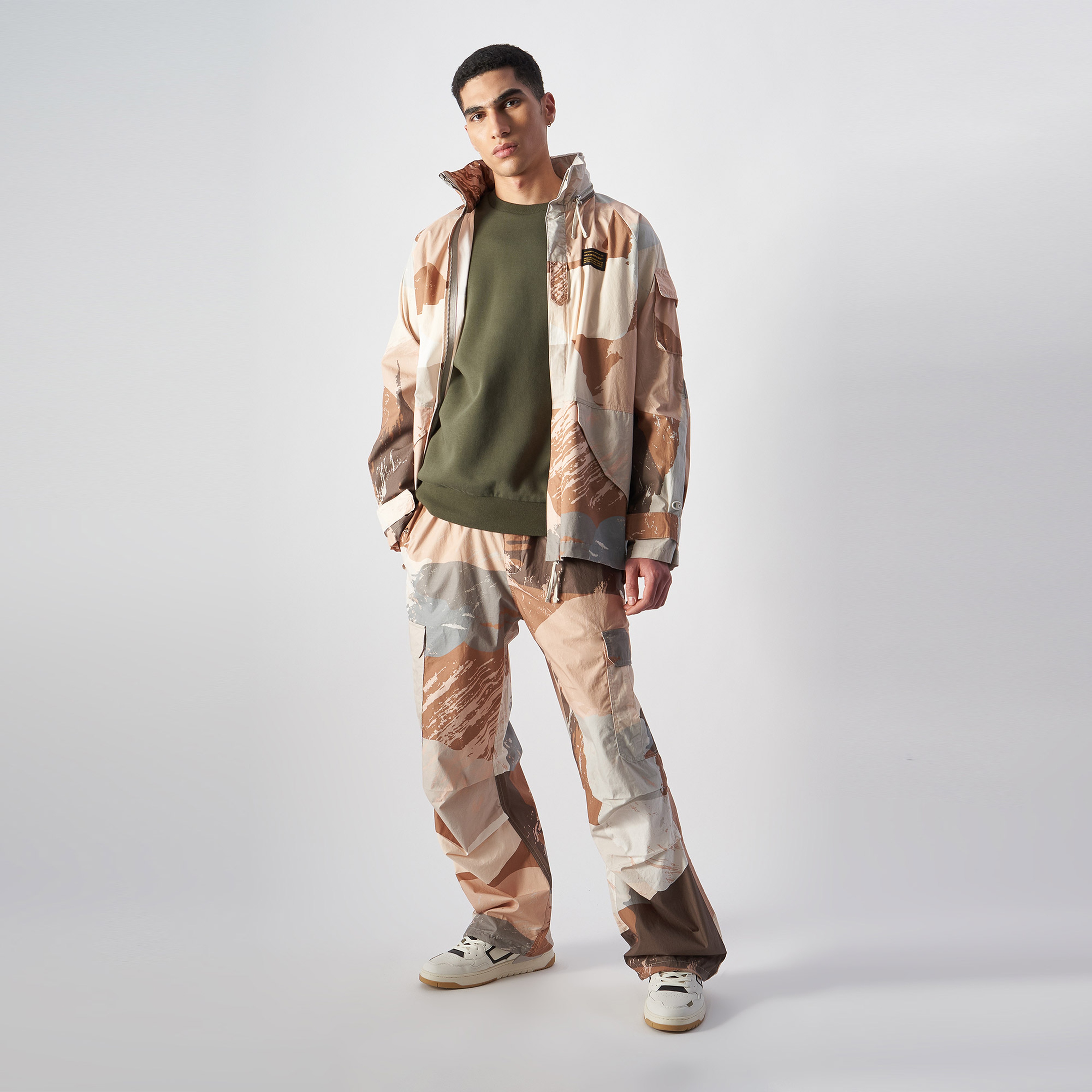 Champion Erkek Haki Sweatshirt