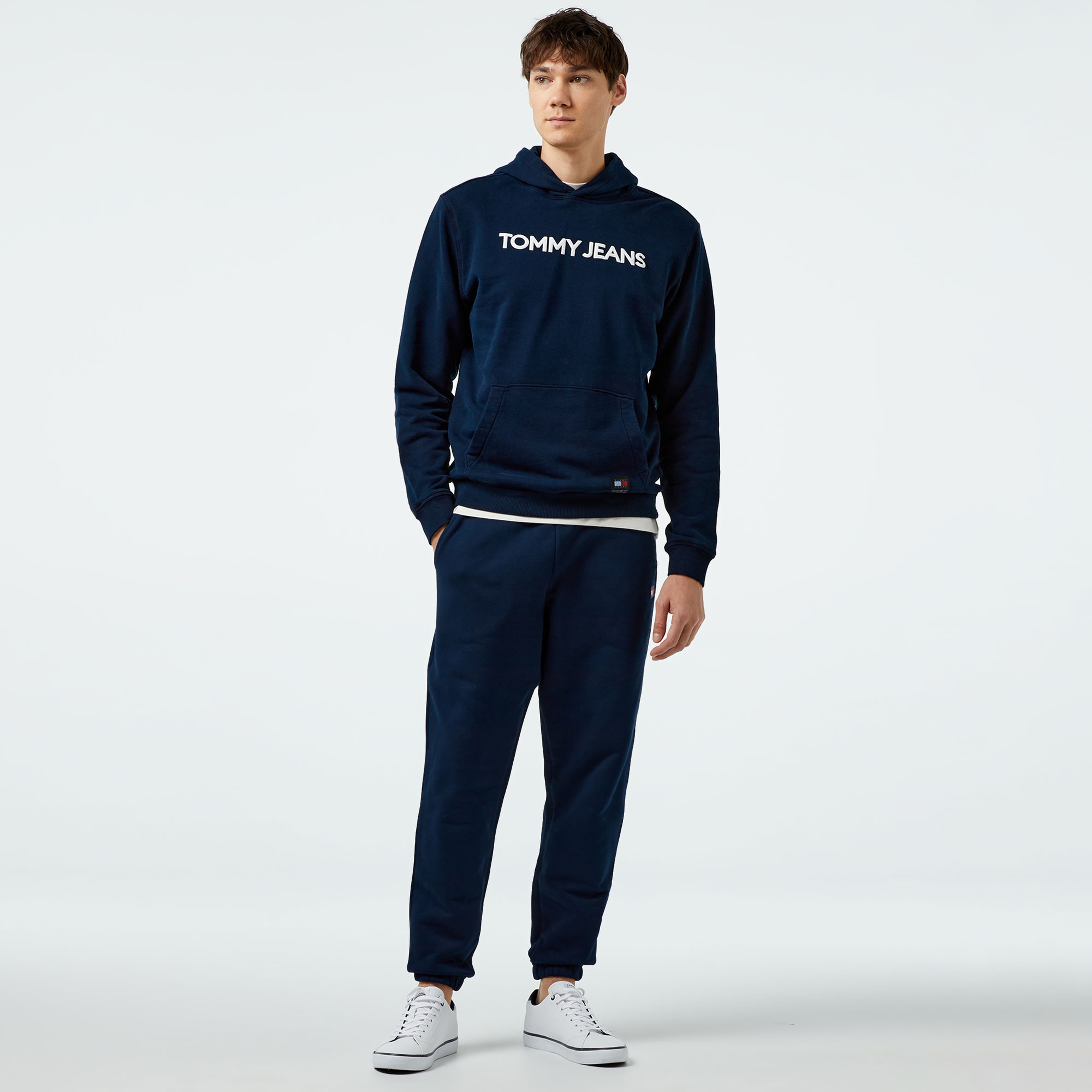 Tommy Hilfiger Jeans Badge Erkek Lacivert Jogger Pantolon