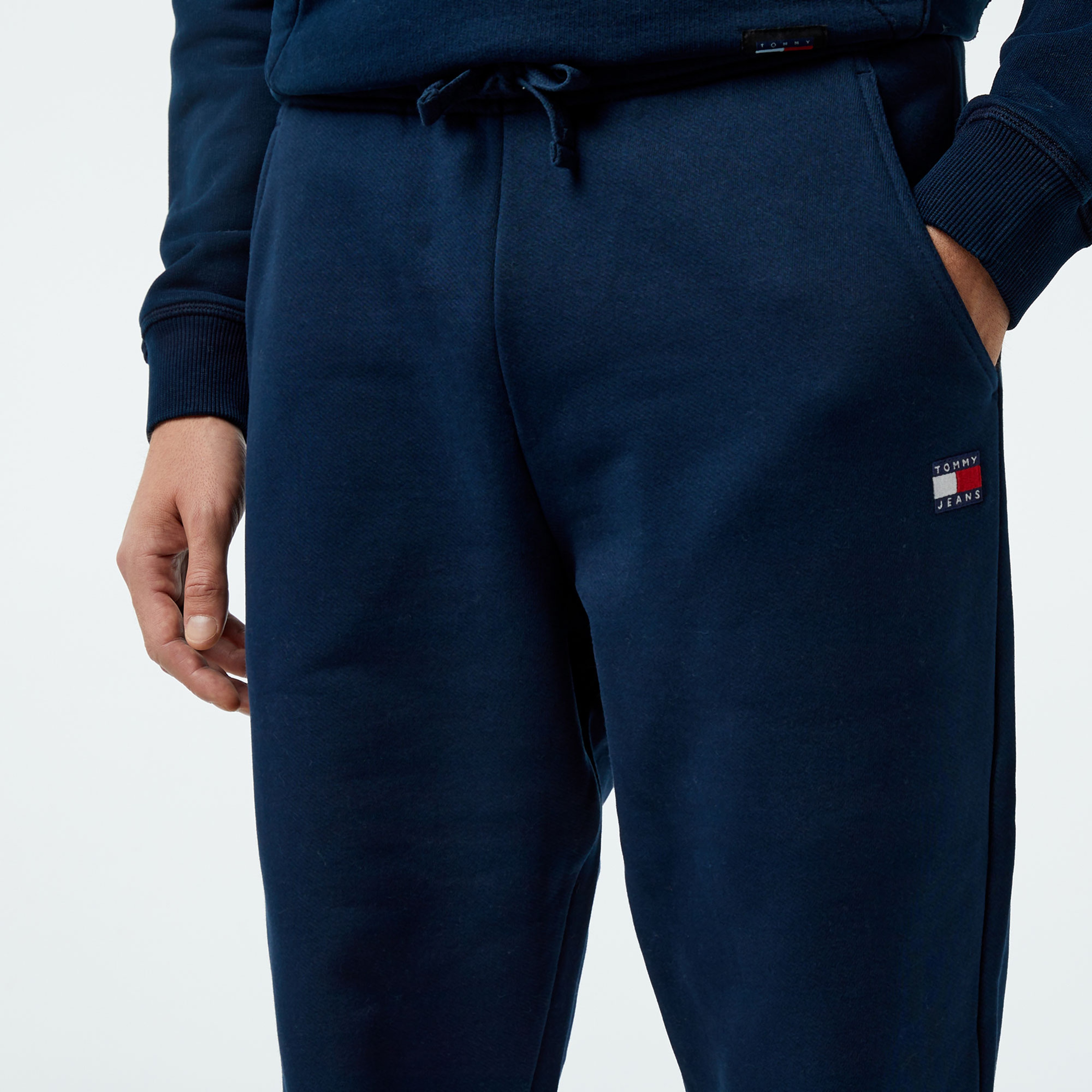 Tommy Hilfiger Jeans Badge Erkek Lacivert Jogger Pantolon