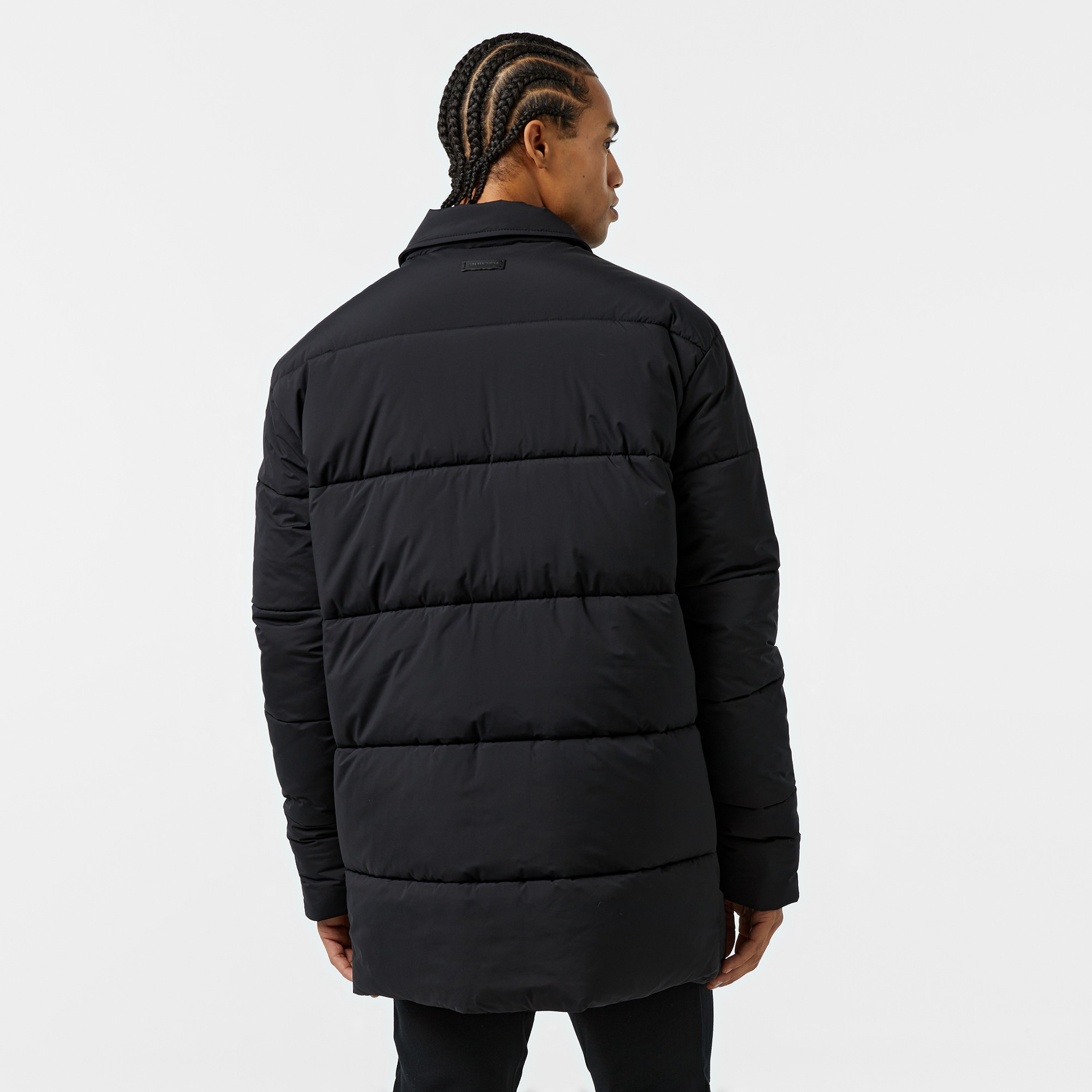 Les Benjamins Puffer 410 Erkek Siyah Ceket