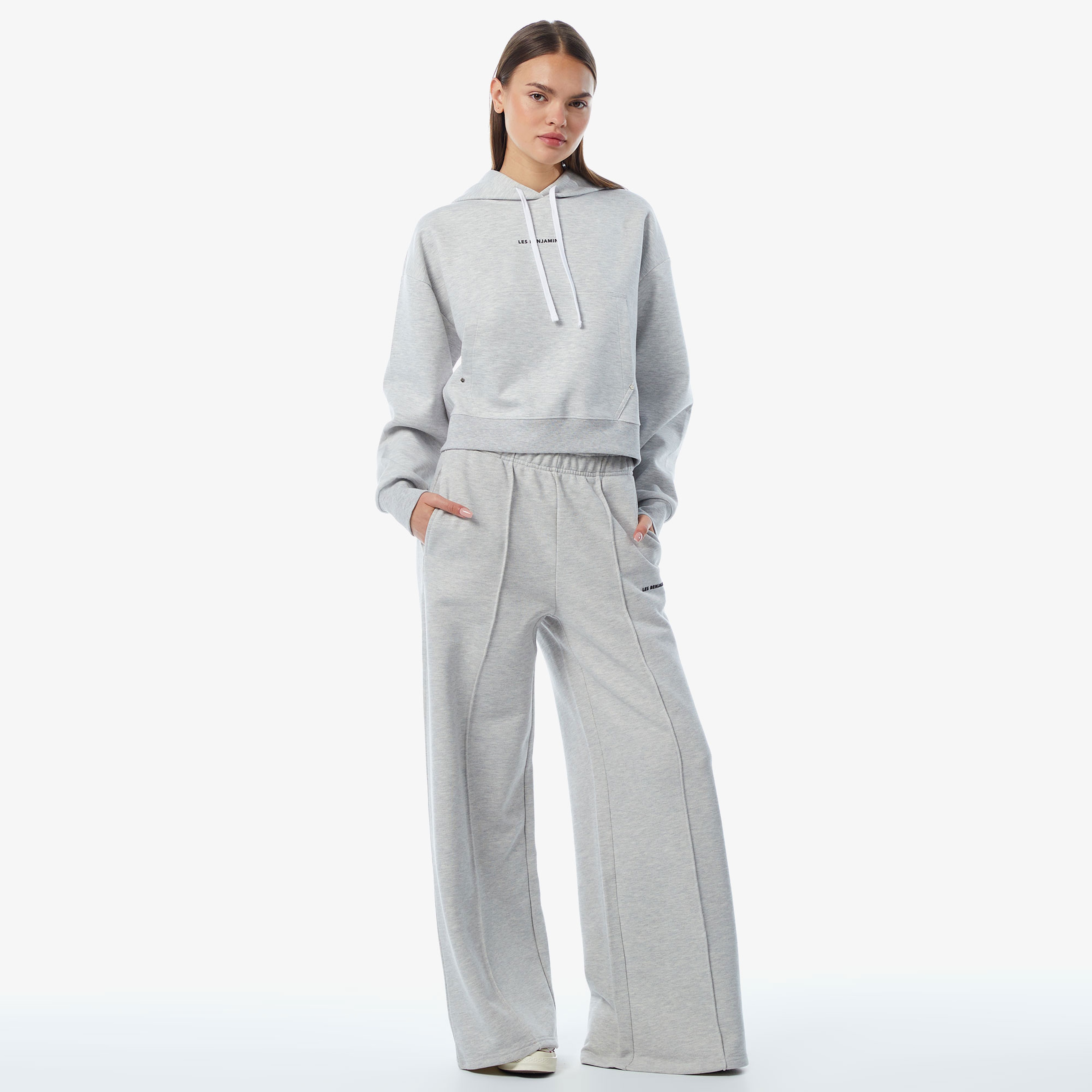 Les Benjamins Kadın Gri Sweatshirt