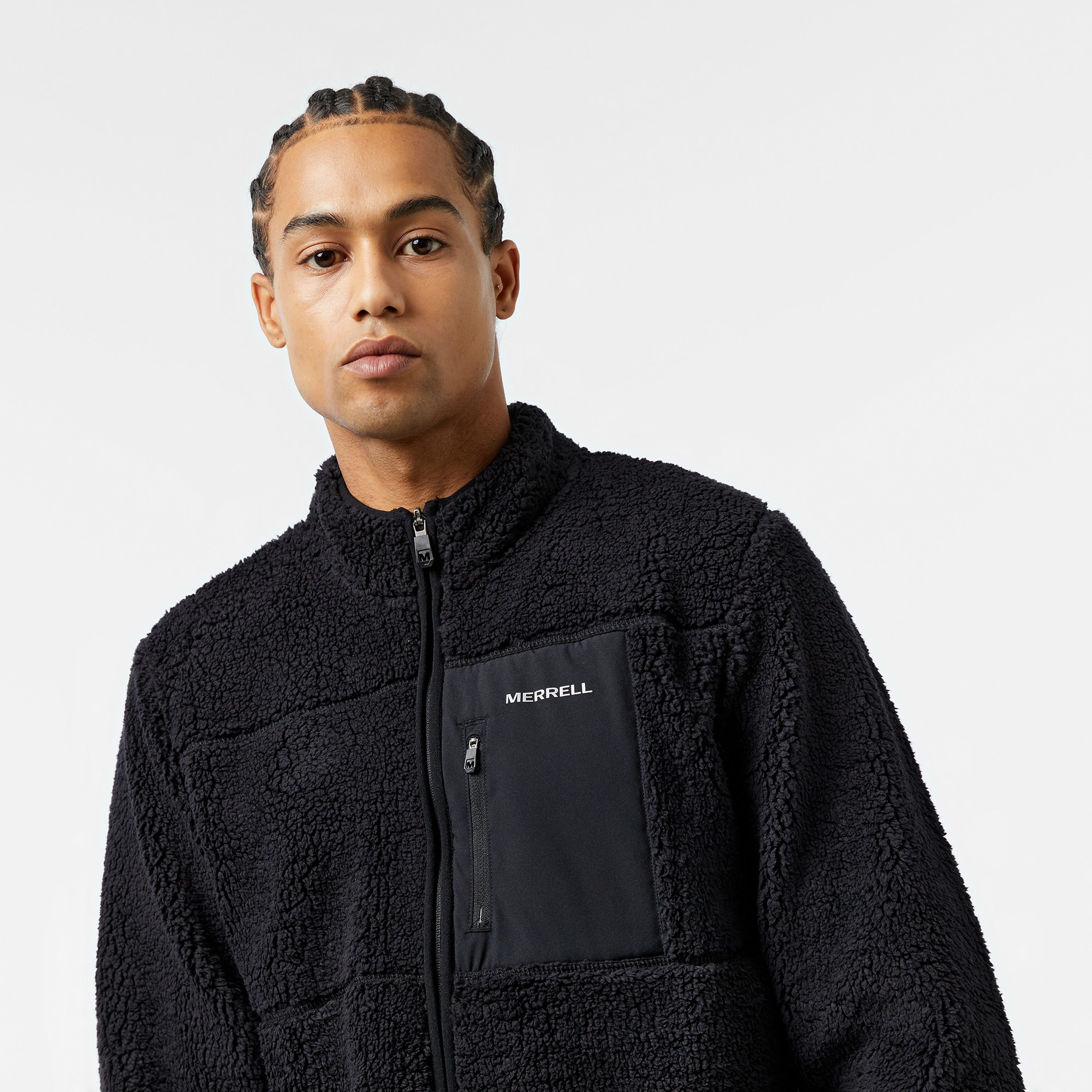 MERRELL Jer Erkek Siyah Polar Ceket
