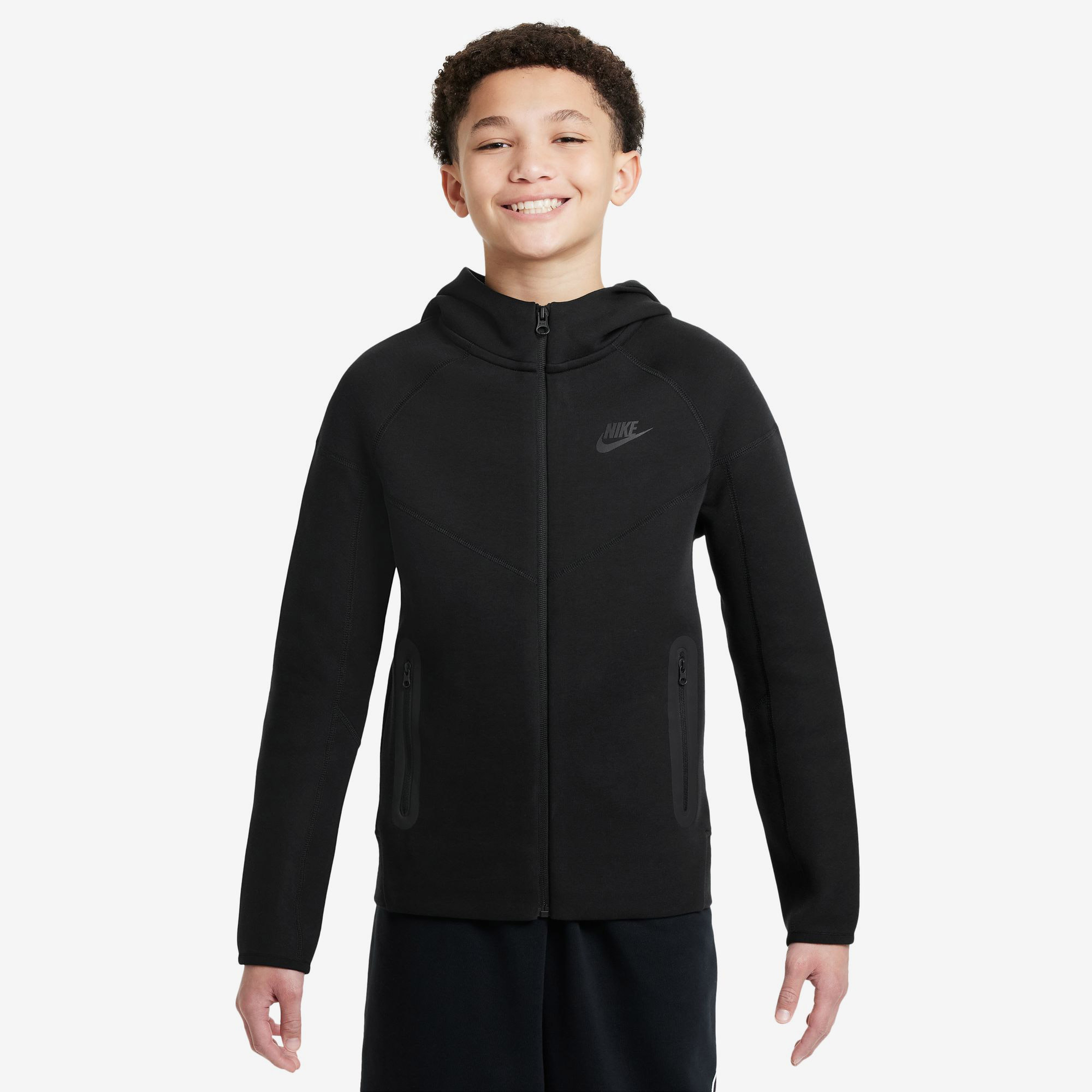 Nike Sportswear Tech Fleece Çocuk Siyah Günlük Sweatshirt