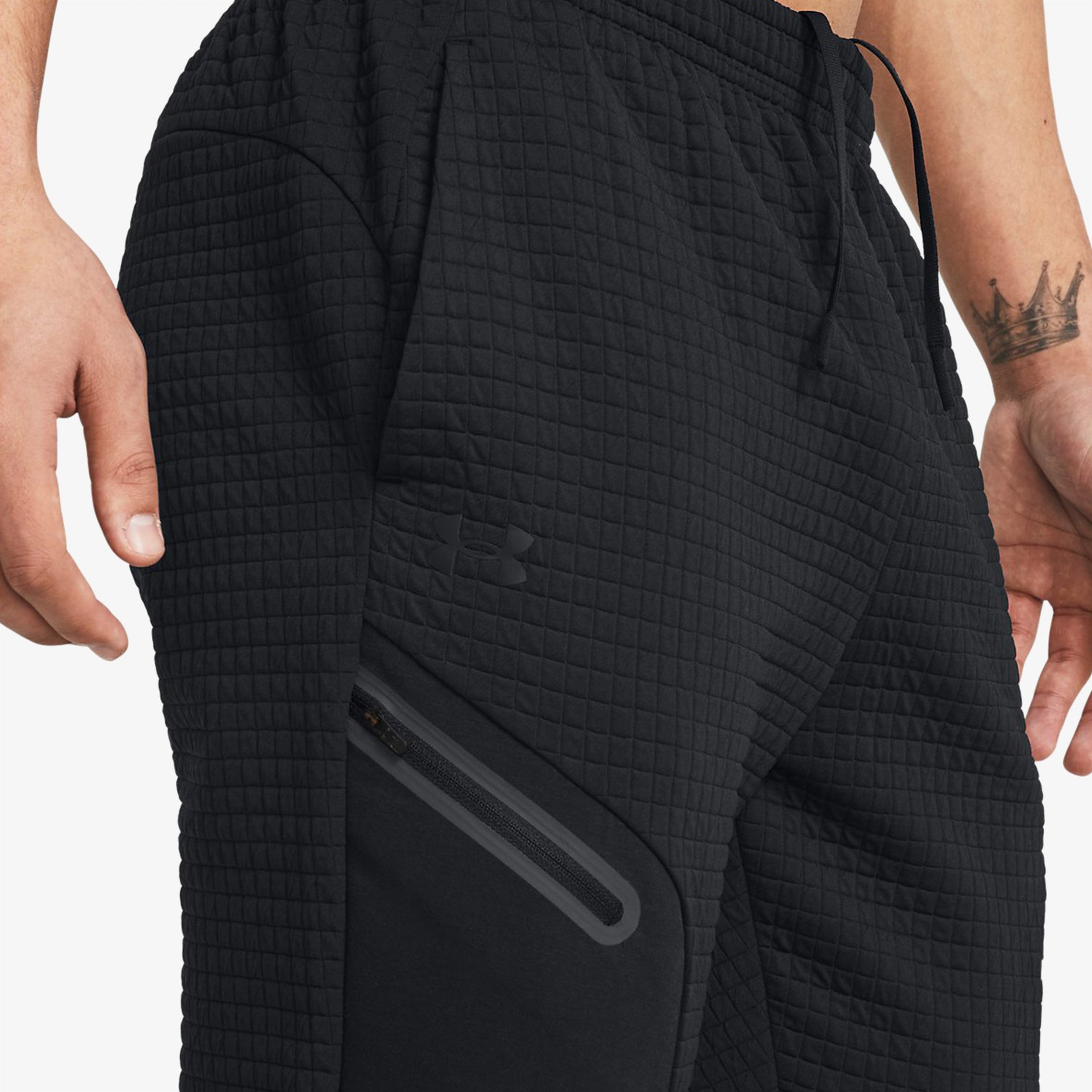 Under Armour Unstoppable Flc Grid Jrg Erkek Siyah Eşofman Altı