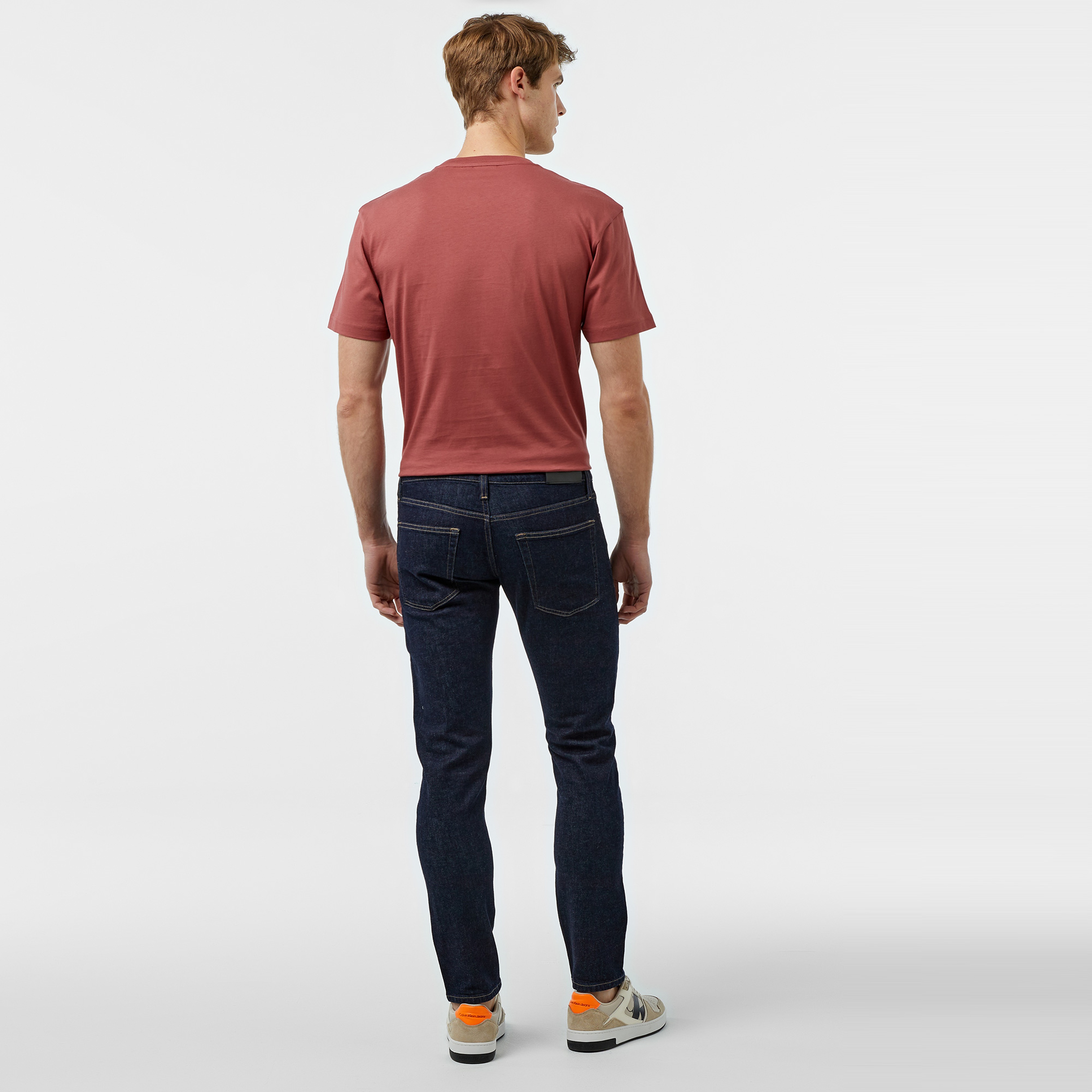 Calvin Klein Slim Fit Rinse Erkek Lacivert Jean