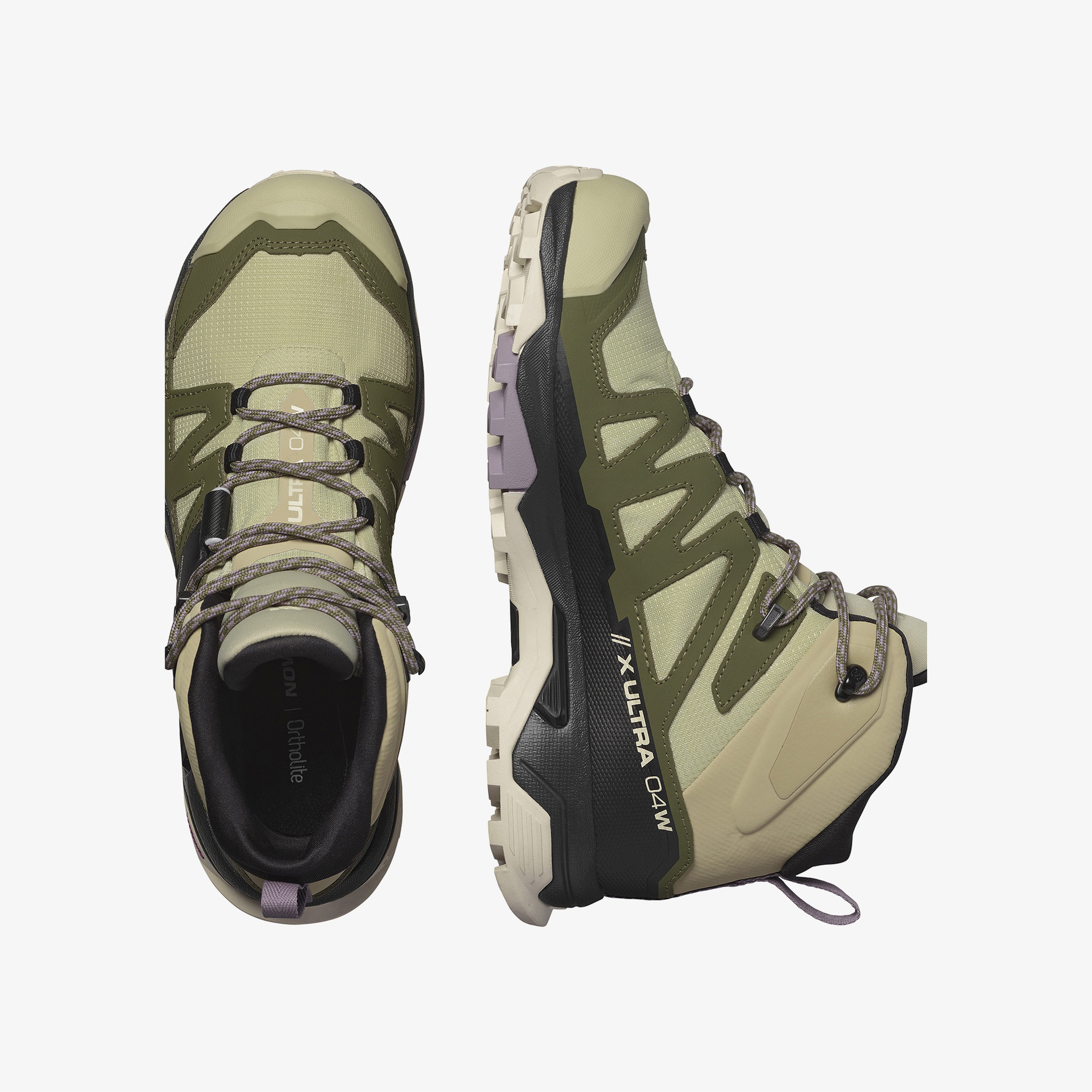 Salomon X Ultra 4 Mid Gore-Tex Kadın Haki Bot