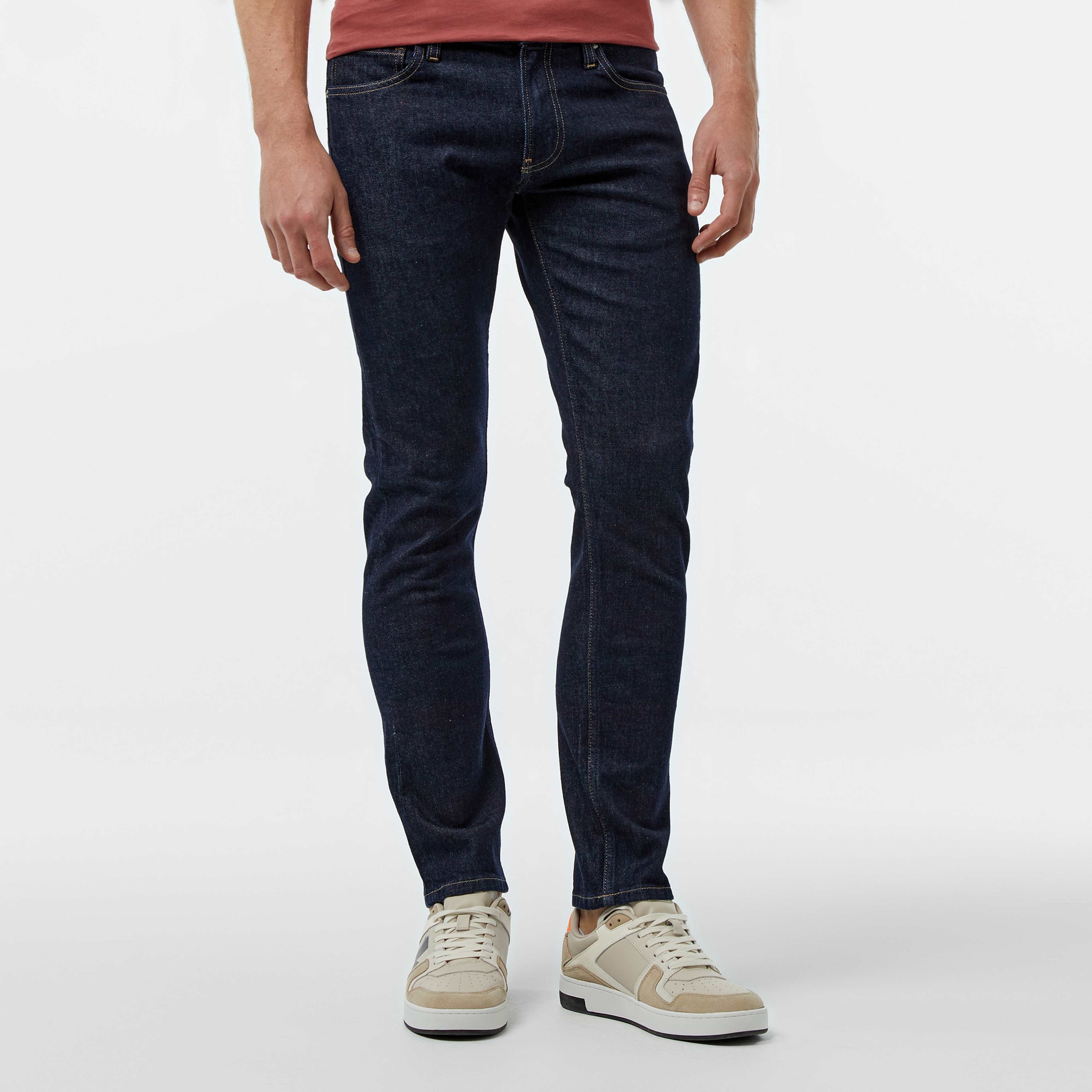 Calvin Klein Slim Fit Rinse Erkek Lacivert Jean