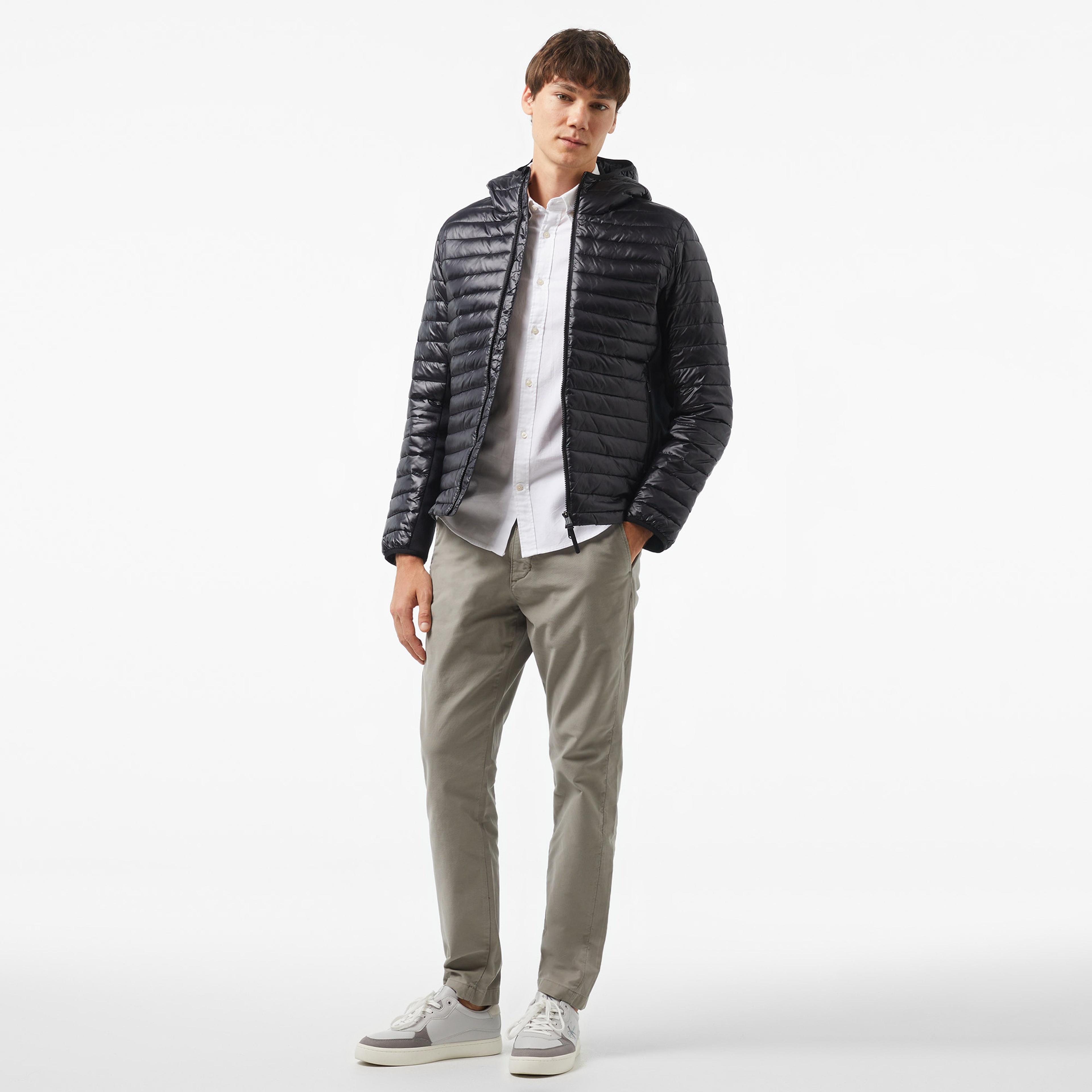 Calvin Klein Padded Mıdweıght Erkek Siyah Ceket