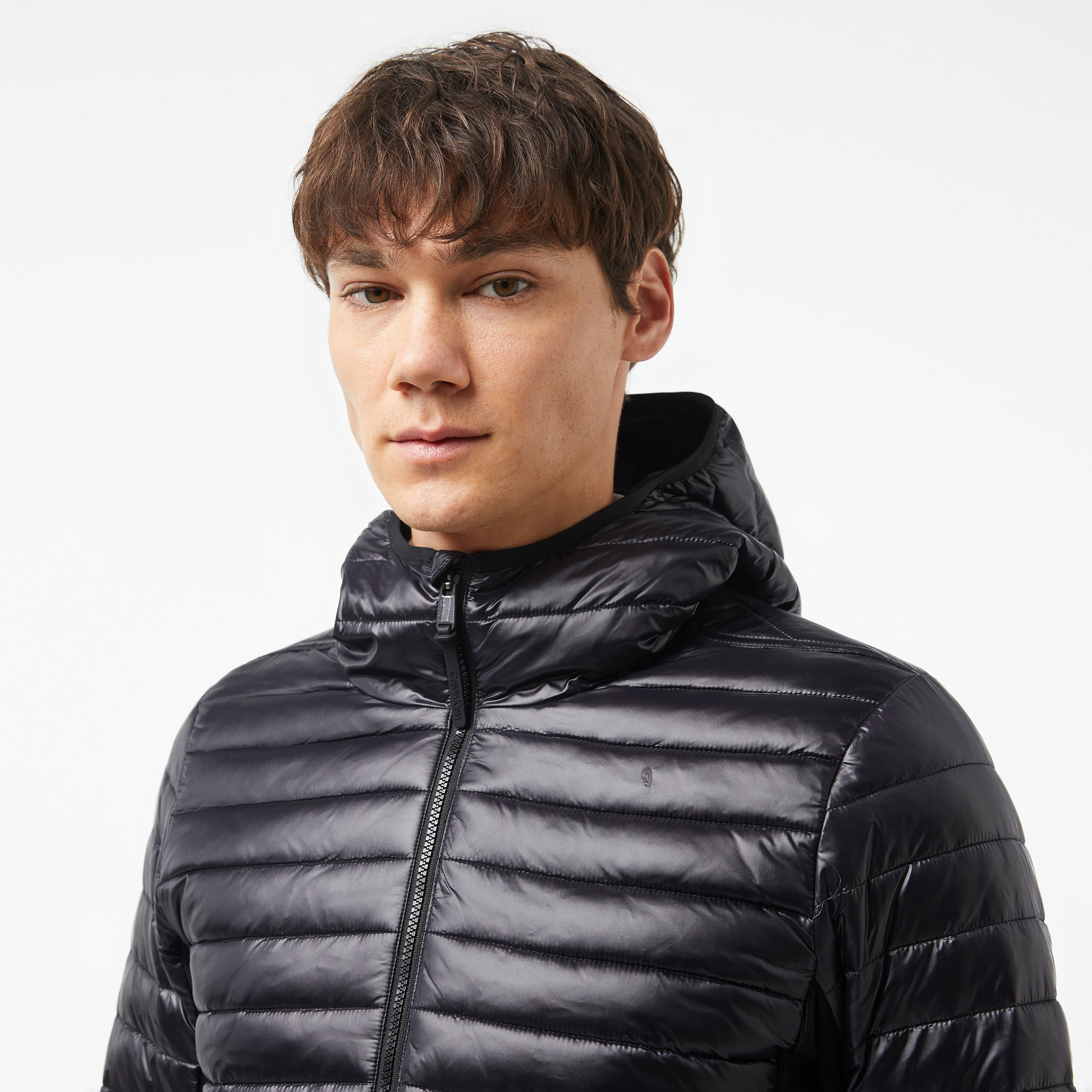 Calvin Klein Padded Mıdweıght Erkek Siyah Ceket