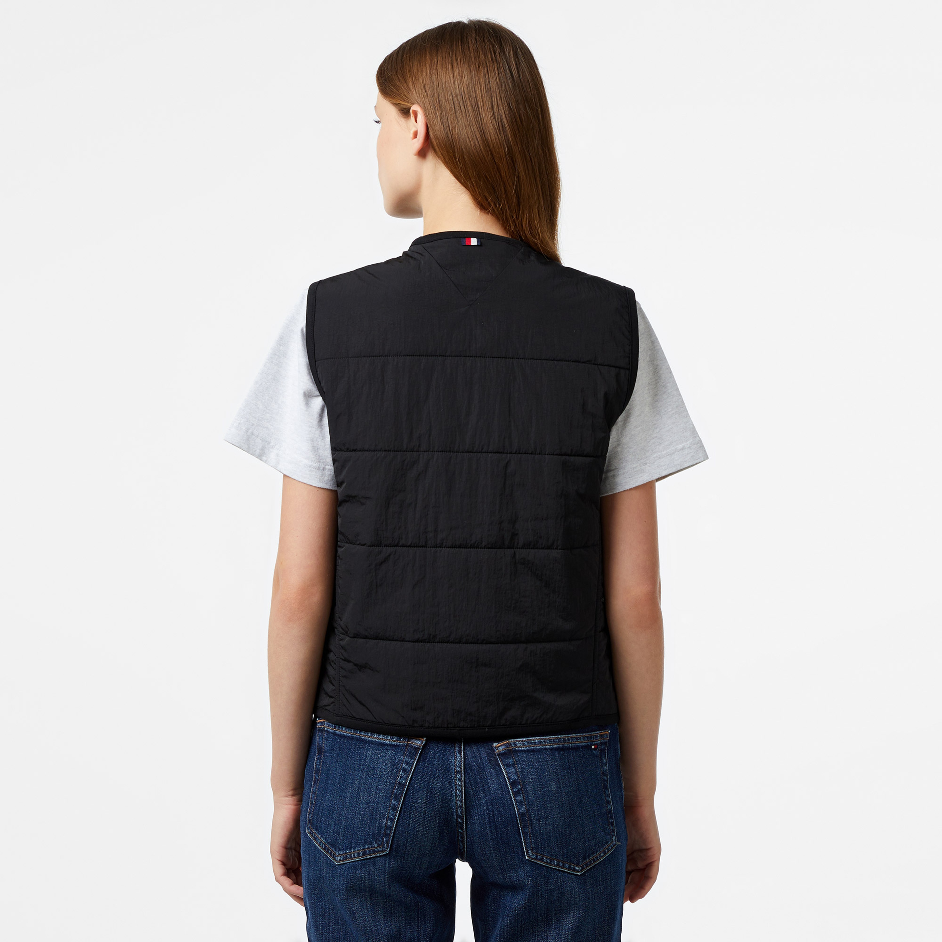 Tommy Hilfiger Jersey Lined Kadın Siyah Yelek