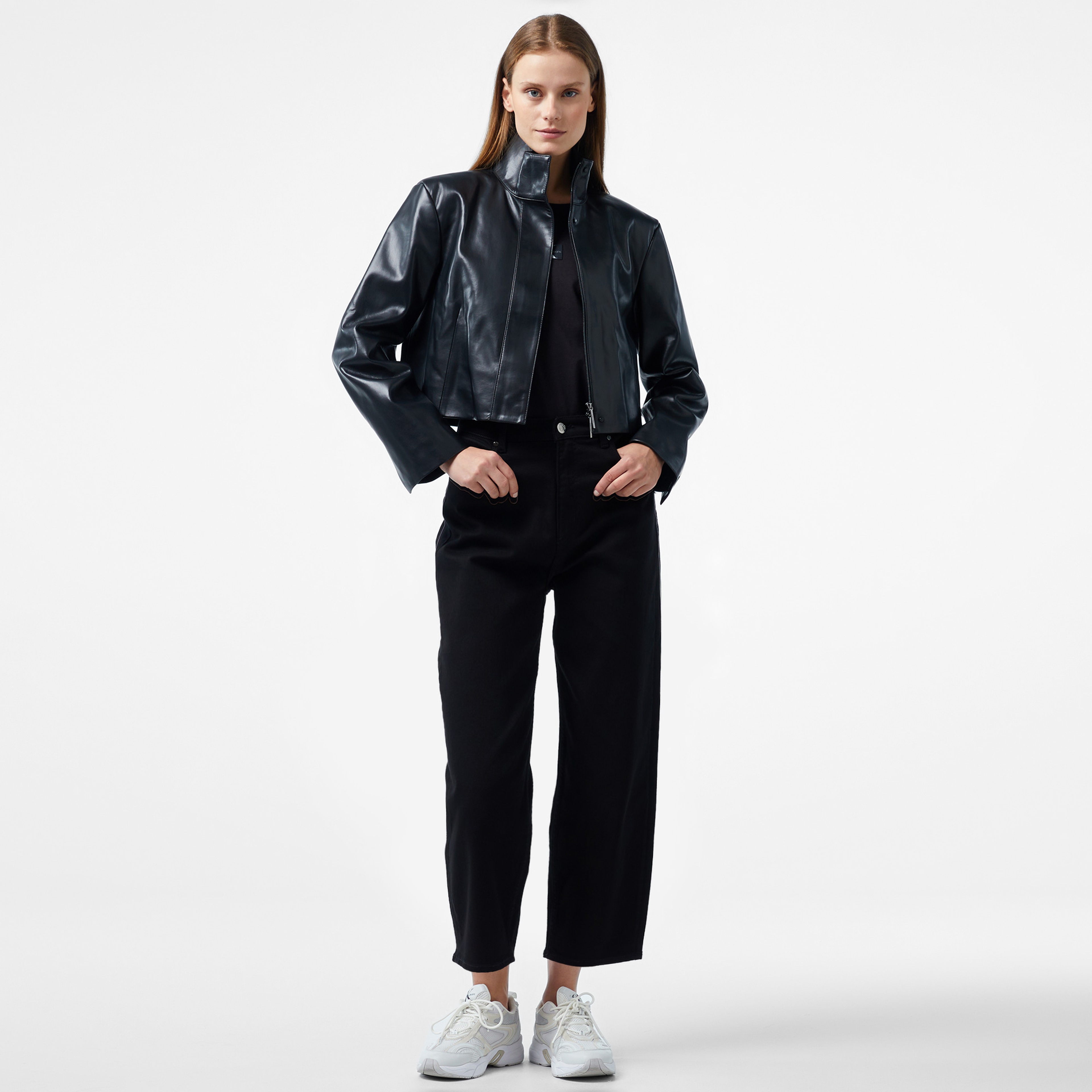 Calvin Klein Kadın Siyah Mont