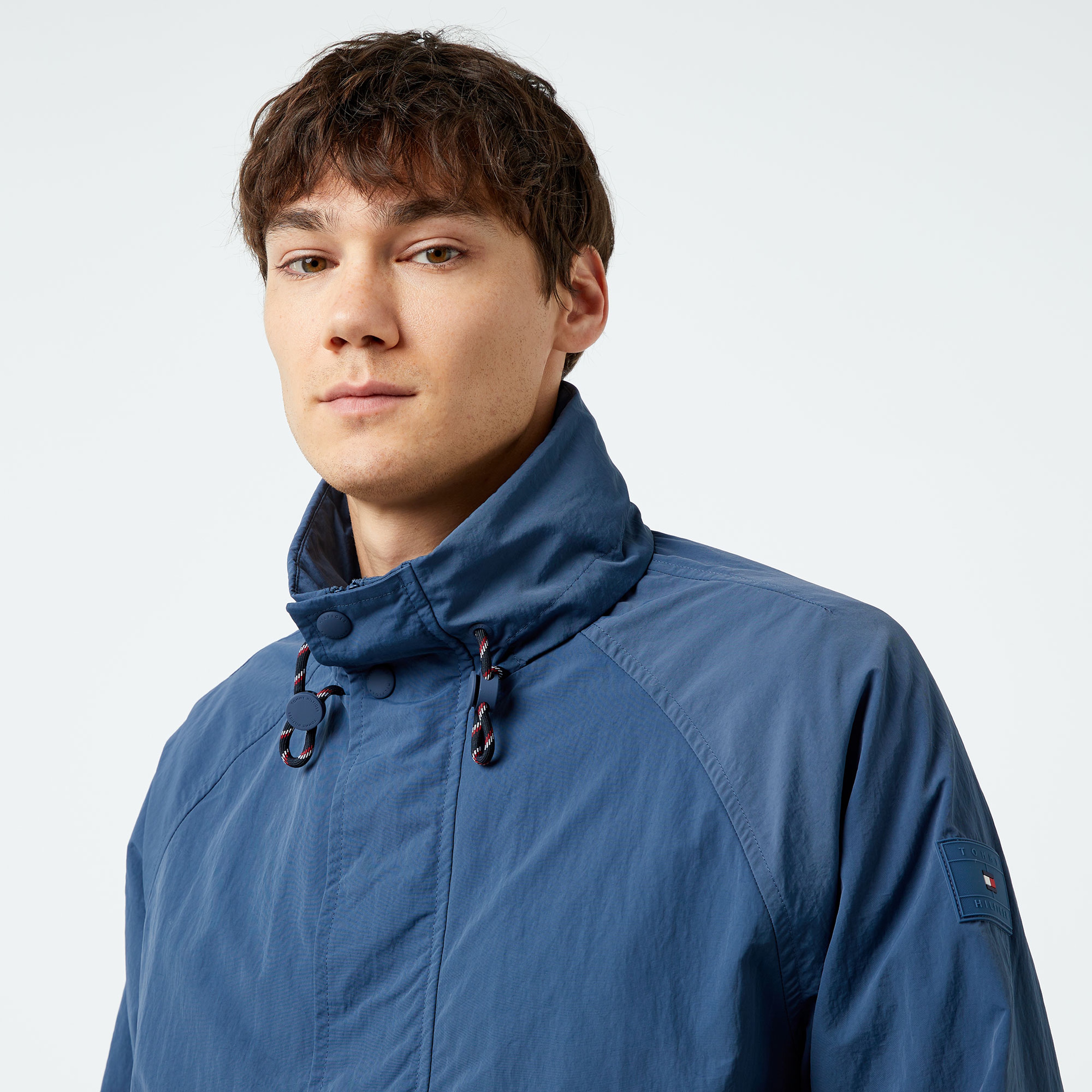 Tommy Hilfiger Regatta Erkek Mavi Rüzgarlık