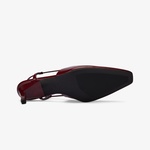 Calvin Klein Heel Slıngback Pump 50 Kadın Bordo Topuklu Ayakkabı