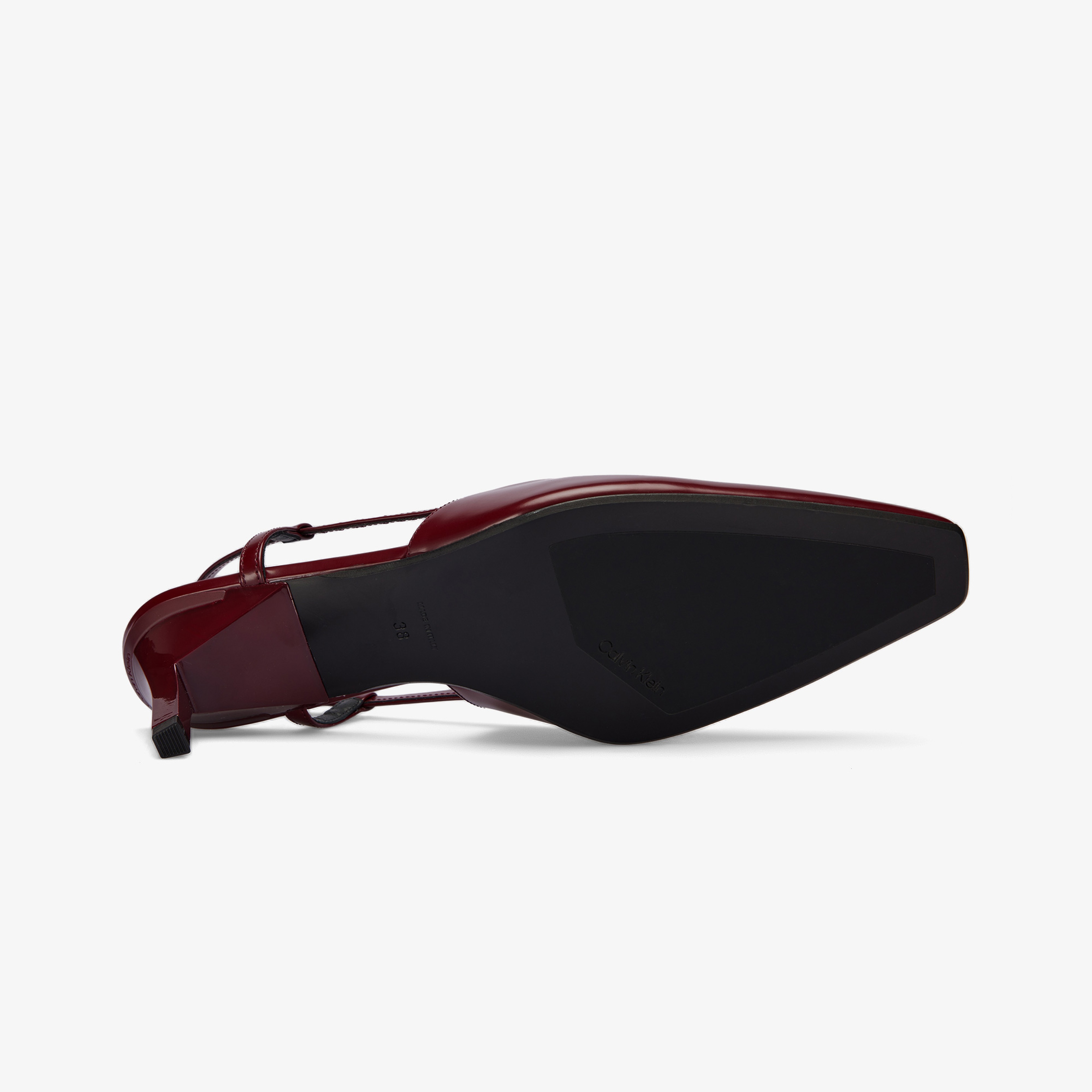 Calvin Klein Heel Slıngback Pump 50 Kadın Bordo Topuklu Ayakkabı
