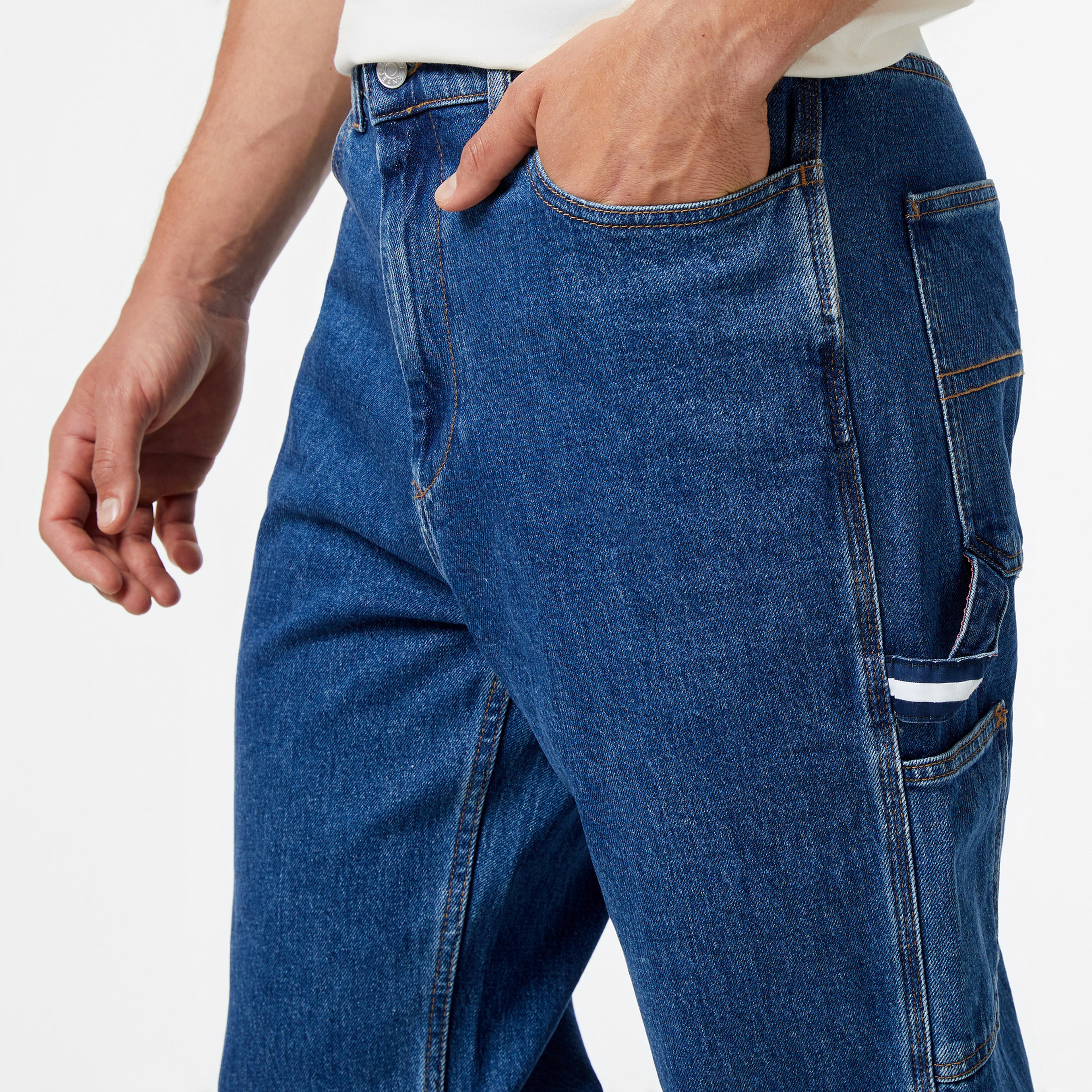 Tommy Hilfiger Jeans Skater Carpenter Archive Erkek Mavi Jean