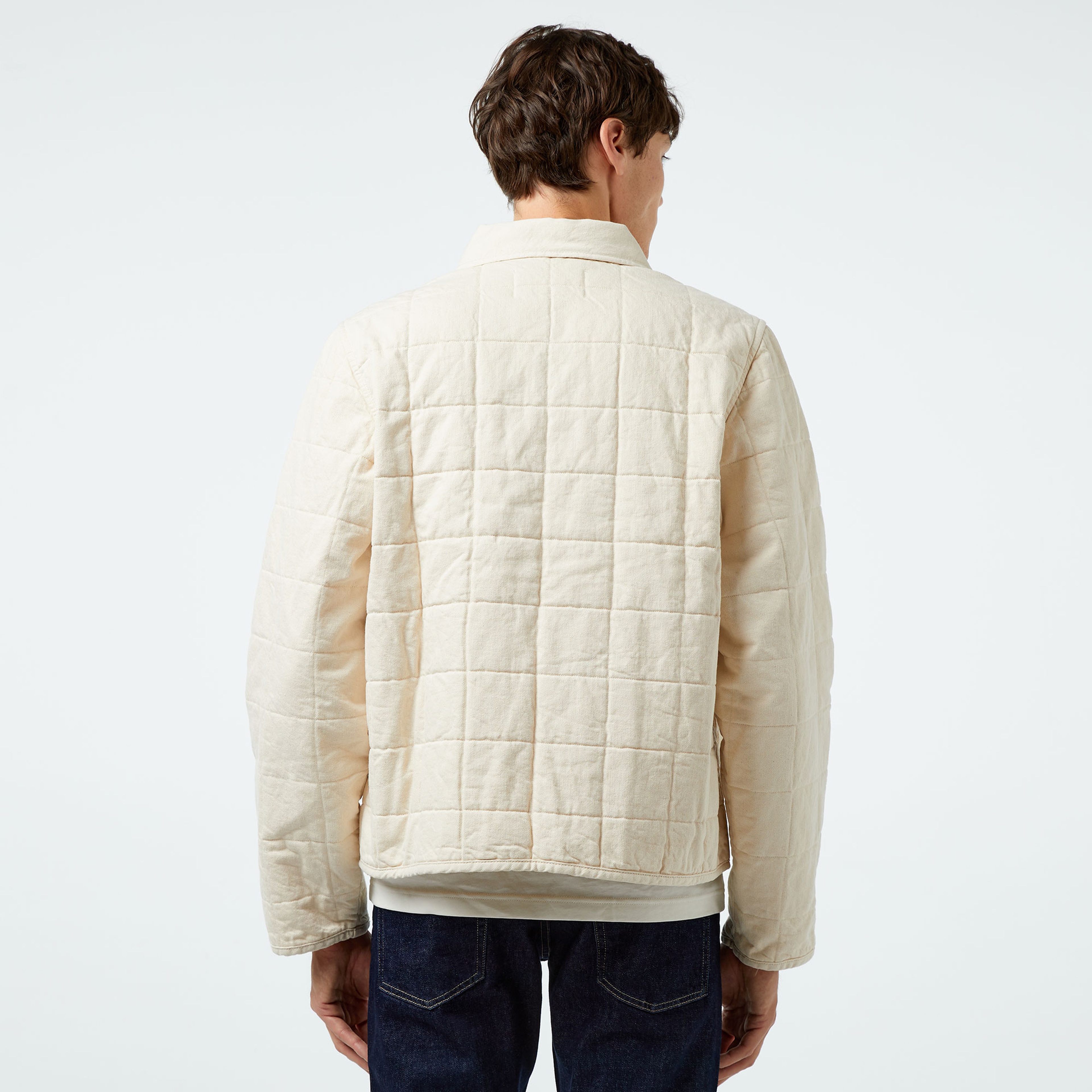 Calvin Klein Jeans Padded Erkek Mavi Ceket