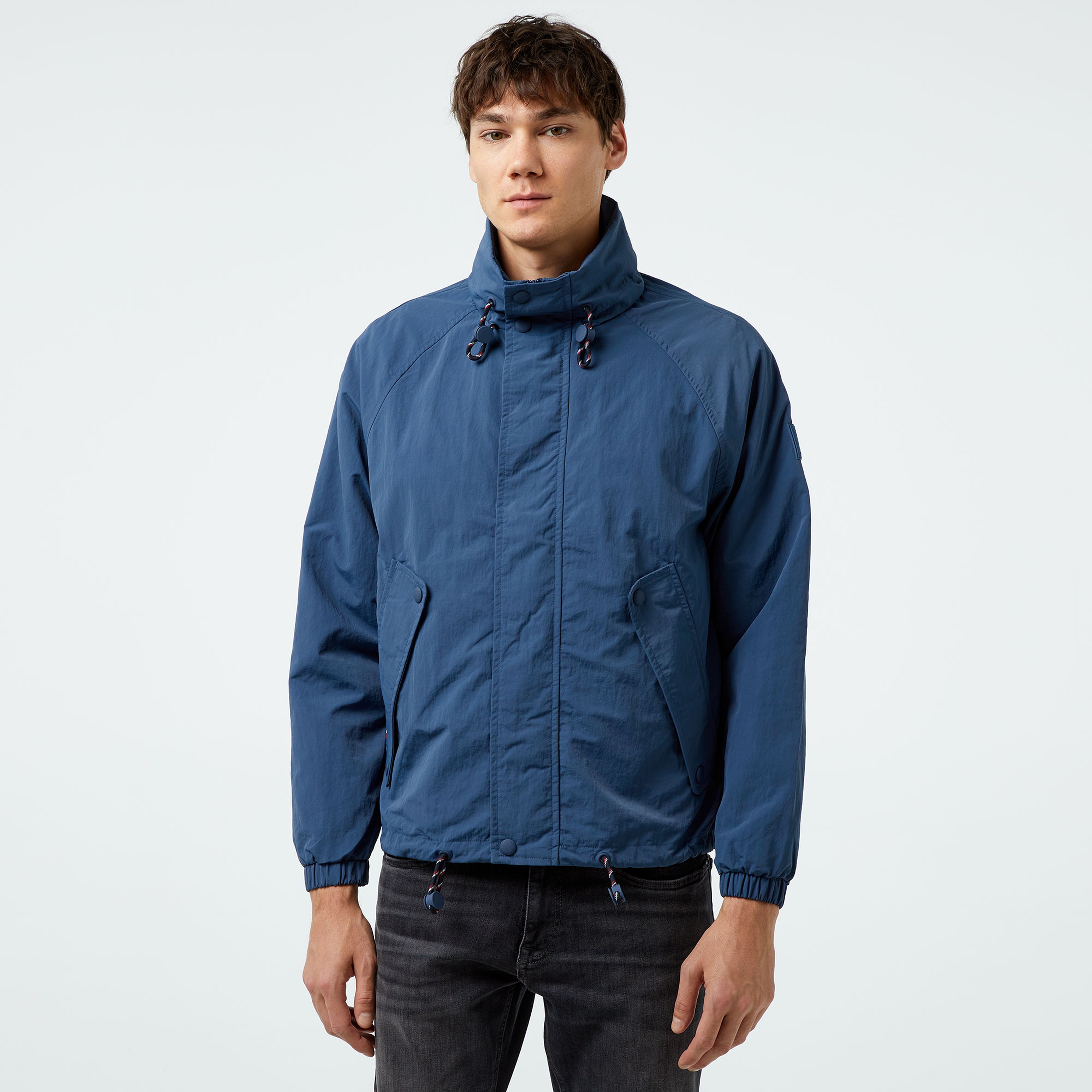 Tommy Hilfiger Regatta Erkek Mavi Rüzgarlık