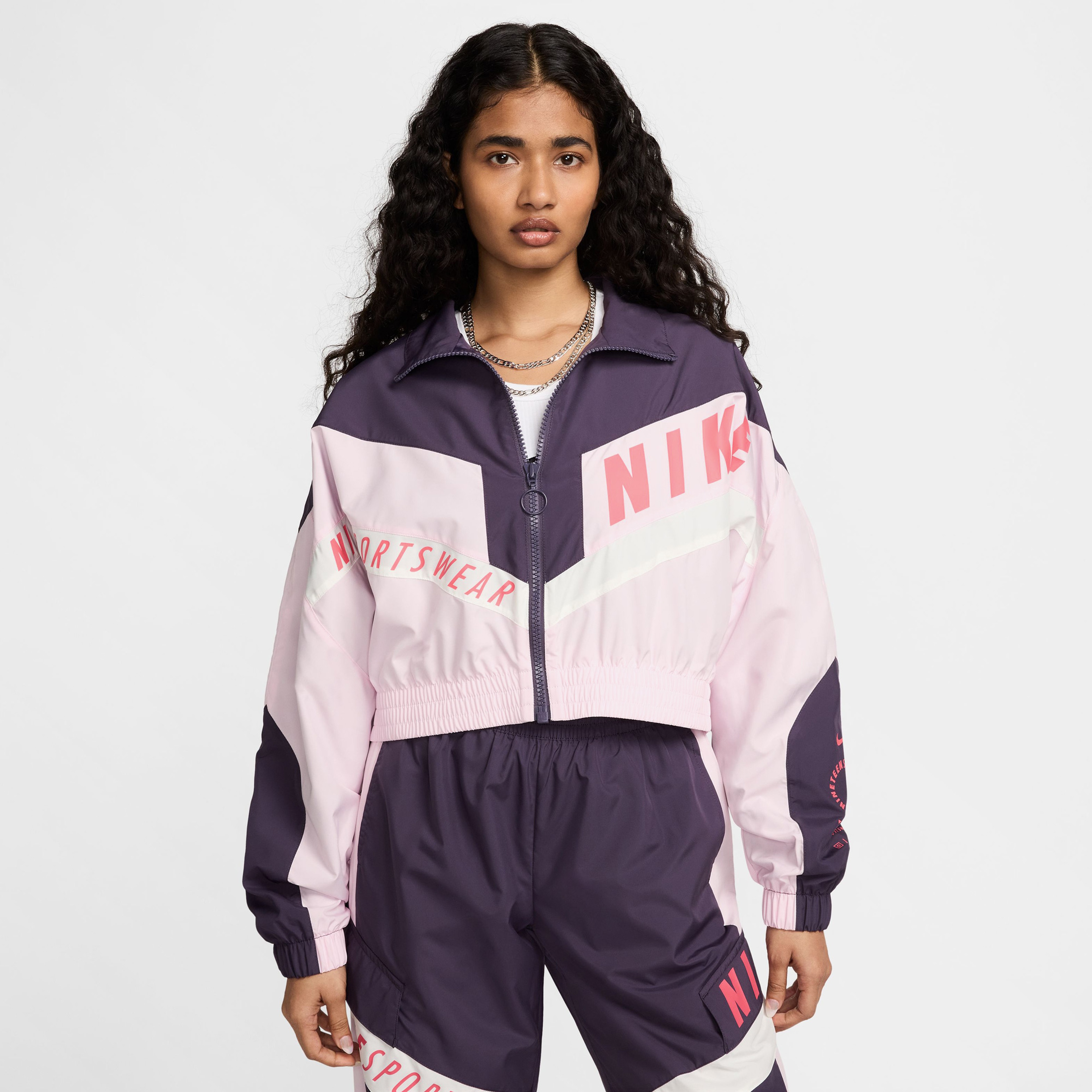 Nike Sportswear Woven Street Kadın Mor CeketMHF5956| Occasion