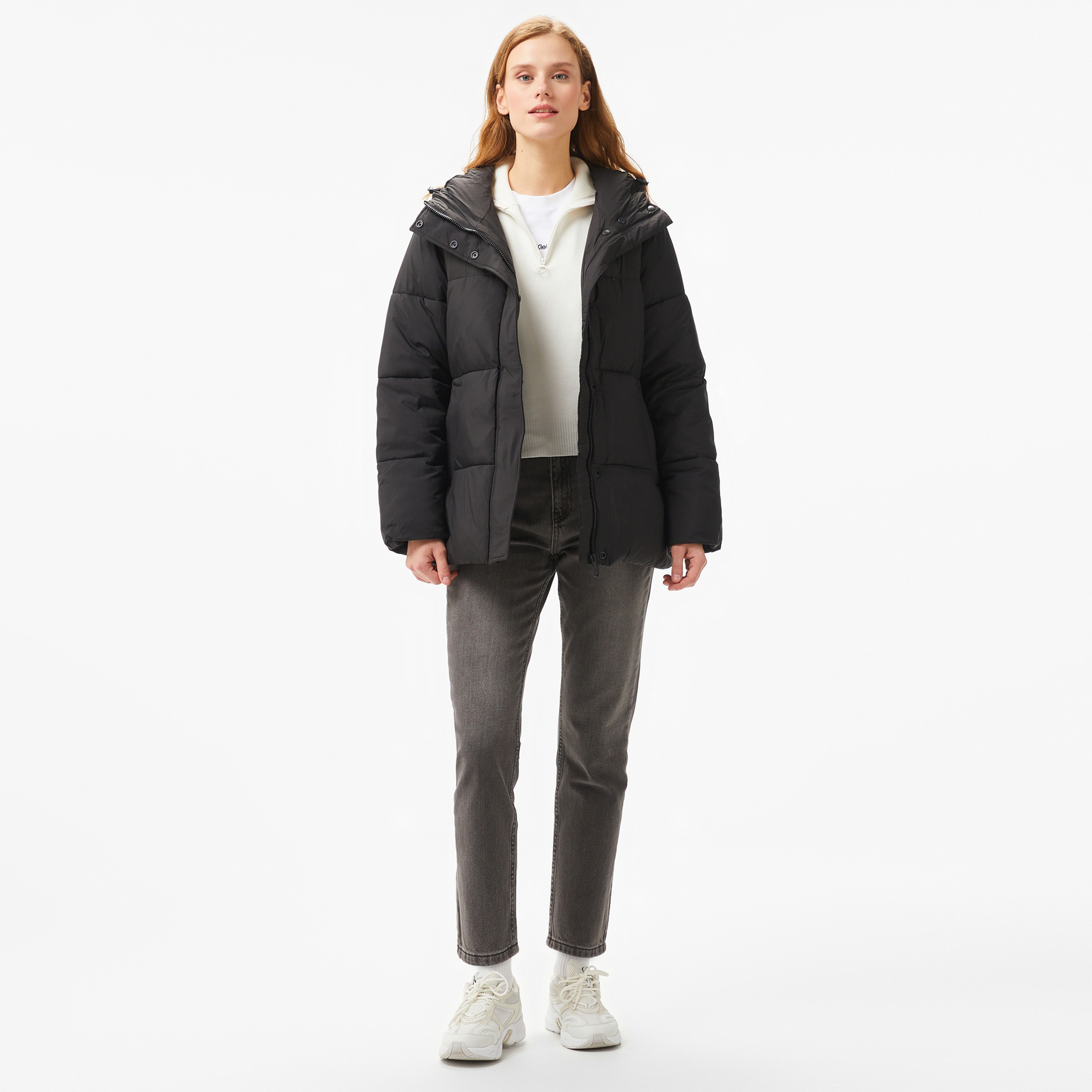 Calvin Klein Jeans Kadın Siyah Mont