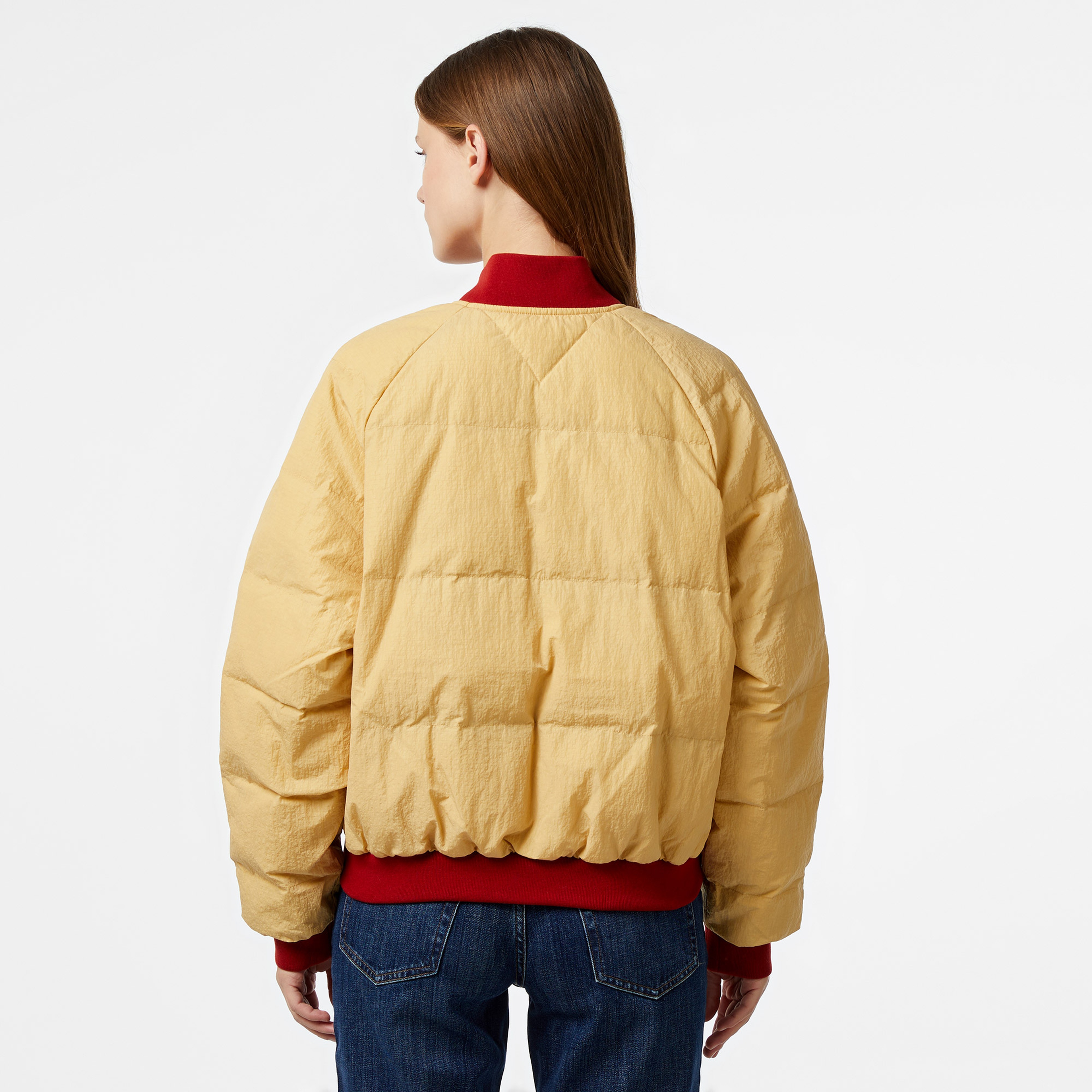 Tommy Hilfiger Kadın Kırmızı Mont