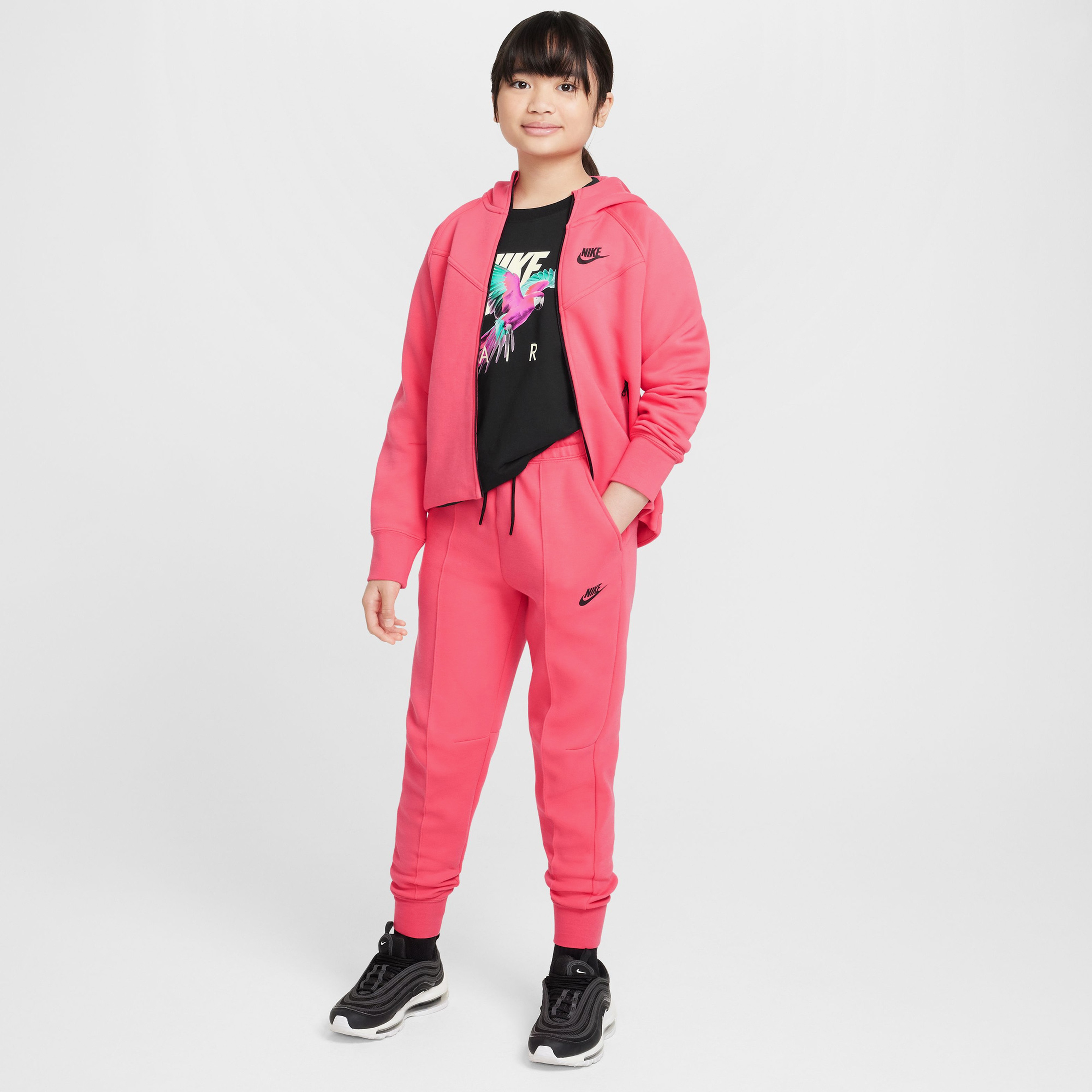 Nike Sportswear Tech Fleece Çocuk Pembe Eşofman Altı