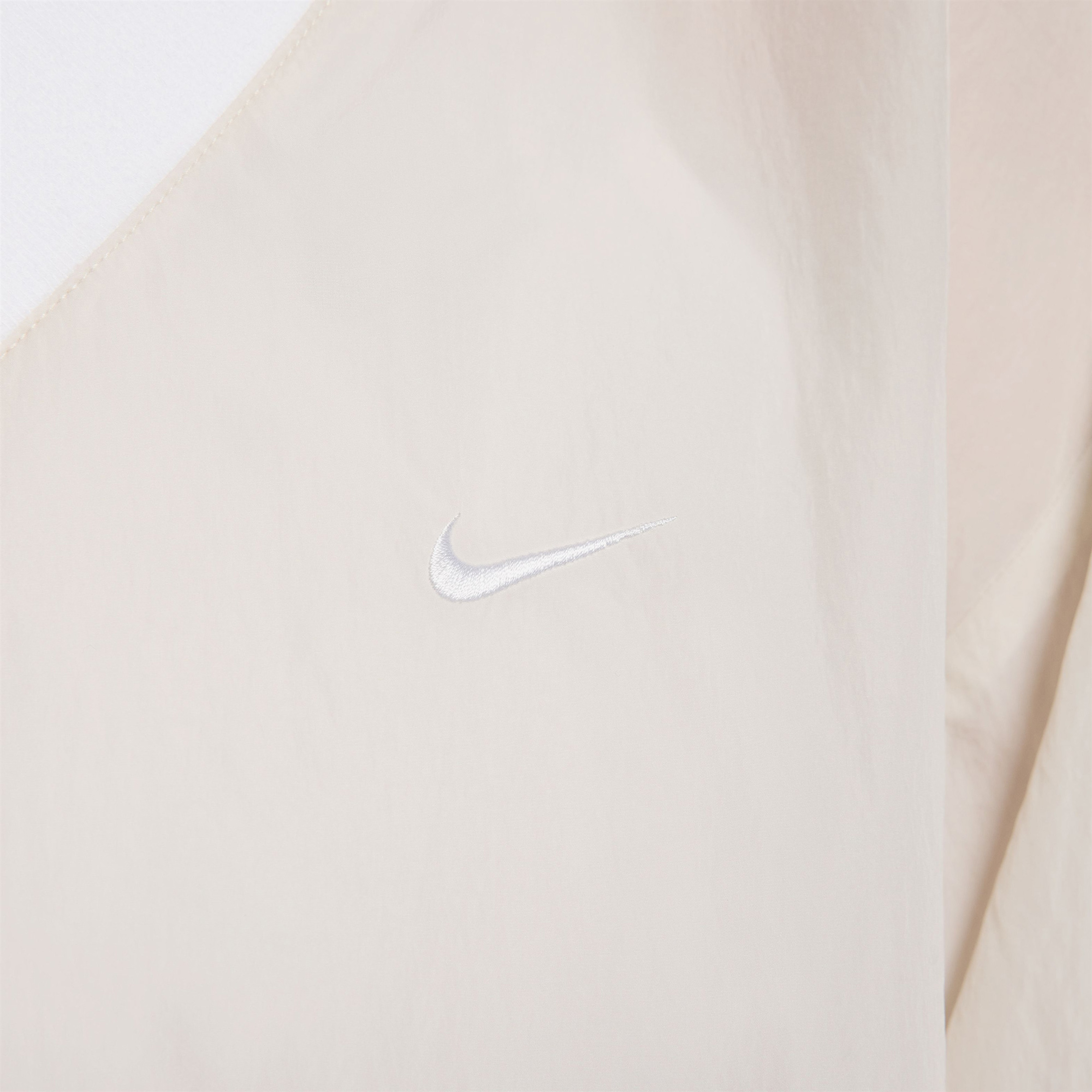 Nike Sportswear Essential Woven Kadın Bej Sweatshirt