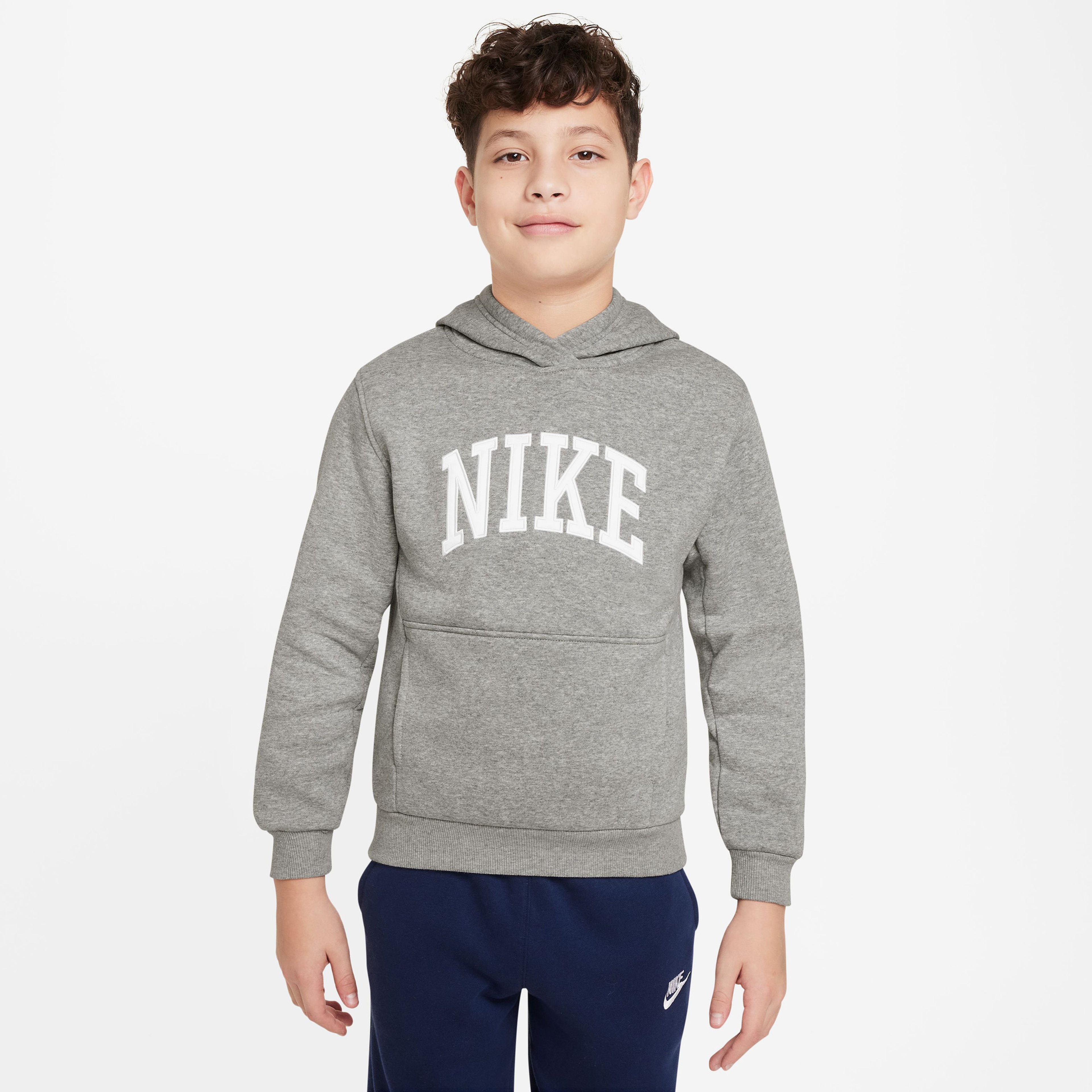 Nike Sportswear Club Fleece Çocuk Gri Sweatshirt