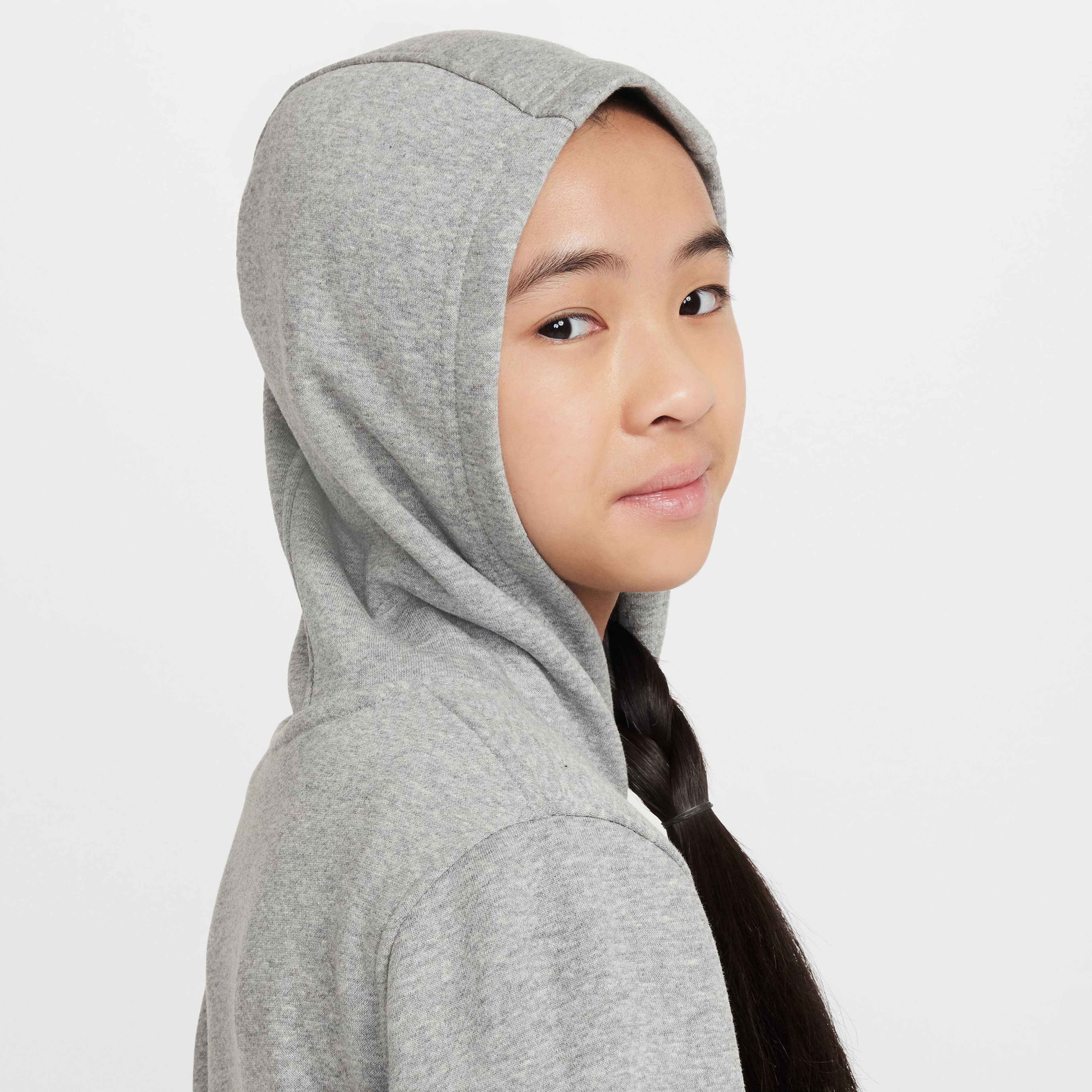 Nike Sportswear Club Fleece Çocuk Gri Sweatshirt