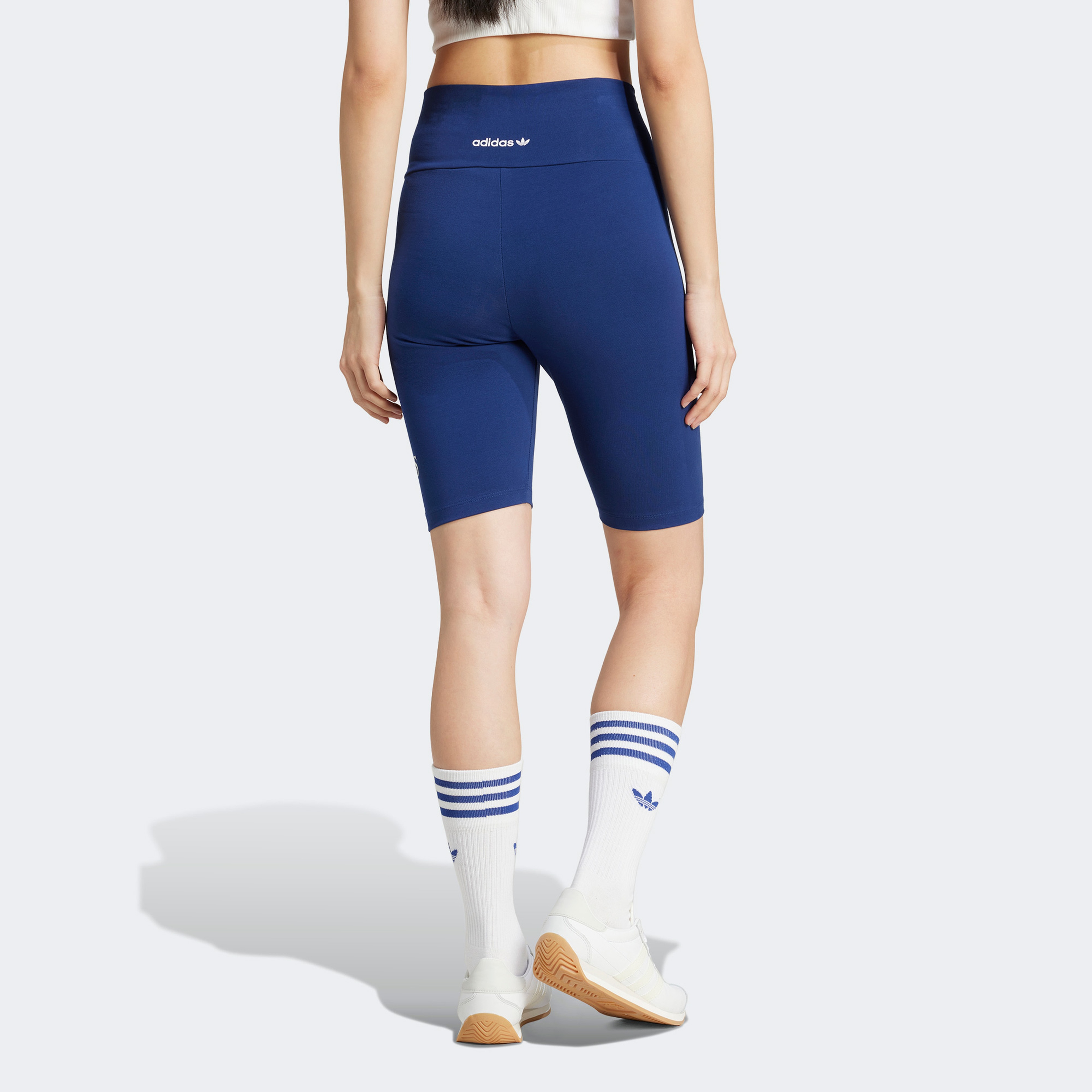 adidas Short Leggings Kadın Mavi Tayt