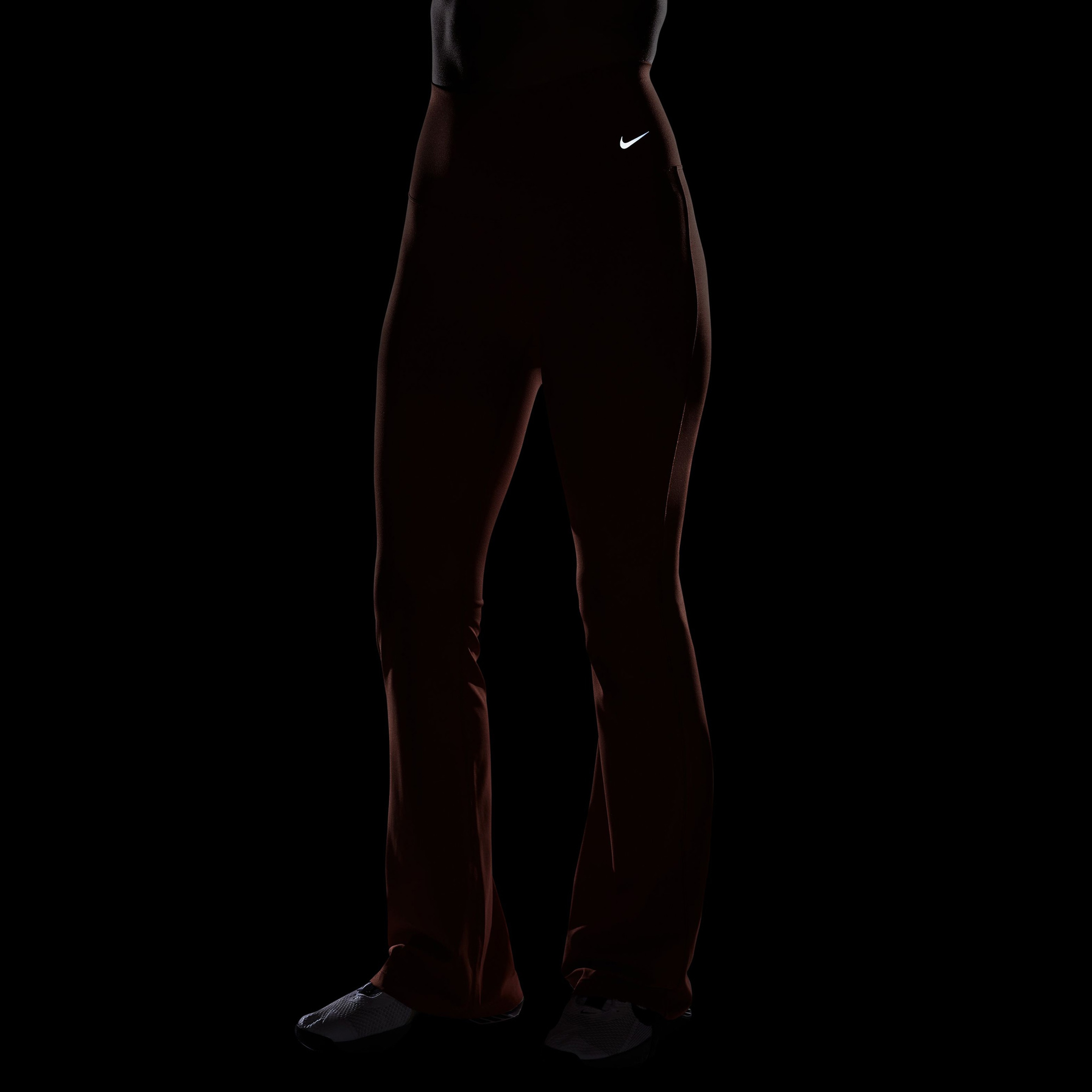 Nike Dri-Fit Zenvy High Rise Kadın Turuncu Eşofman Altı