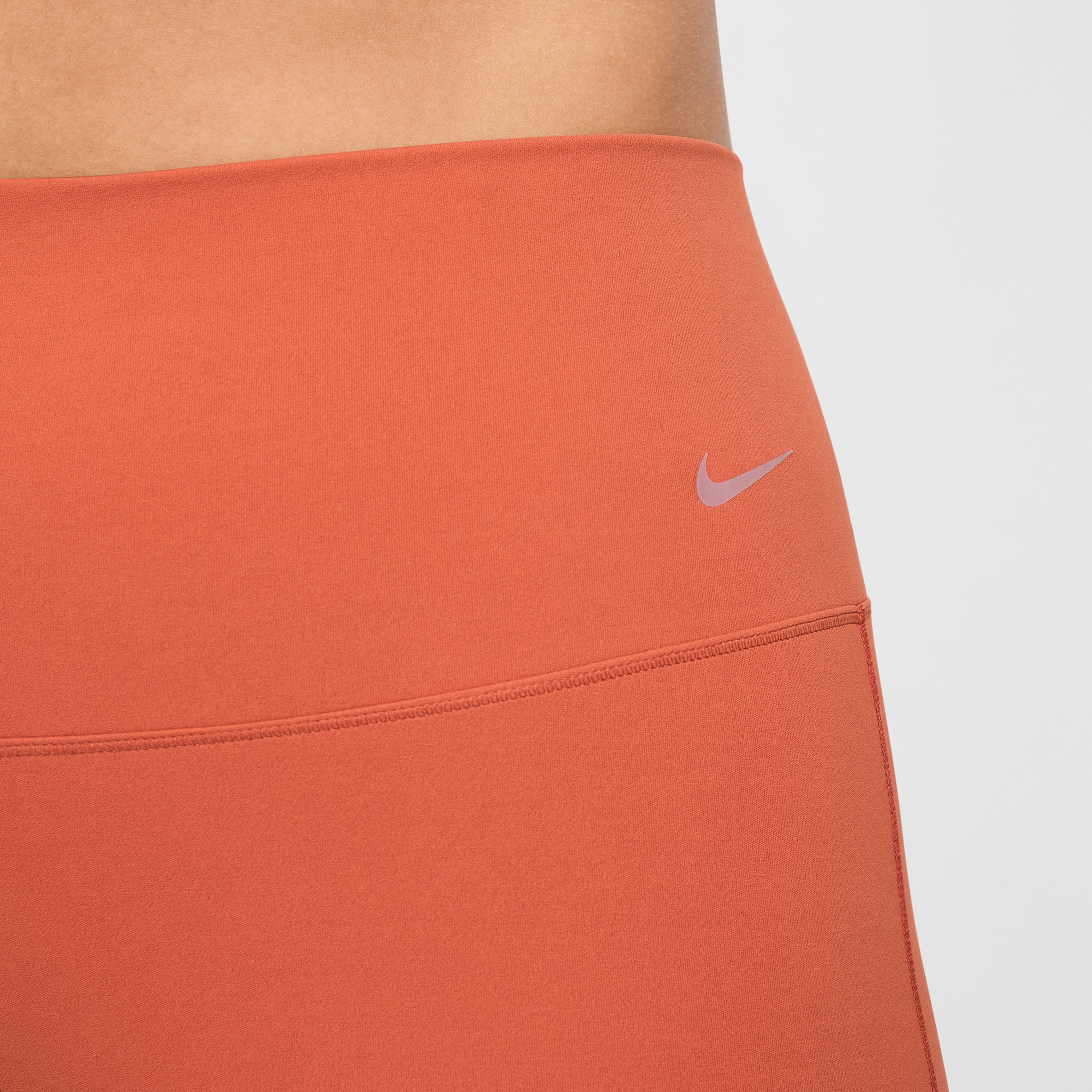 Nike Dri-Fit Zenvy High Rise Kadın Turuncu Eşofman Altı