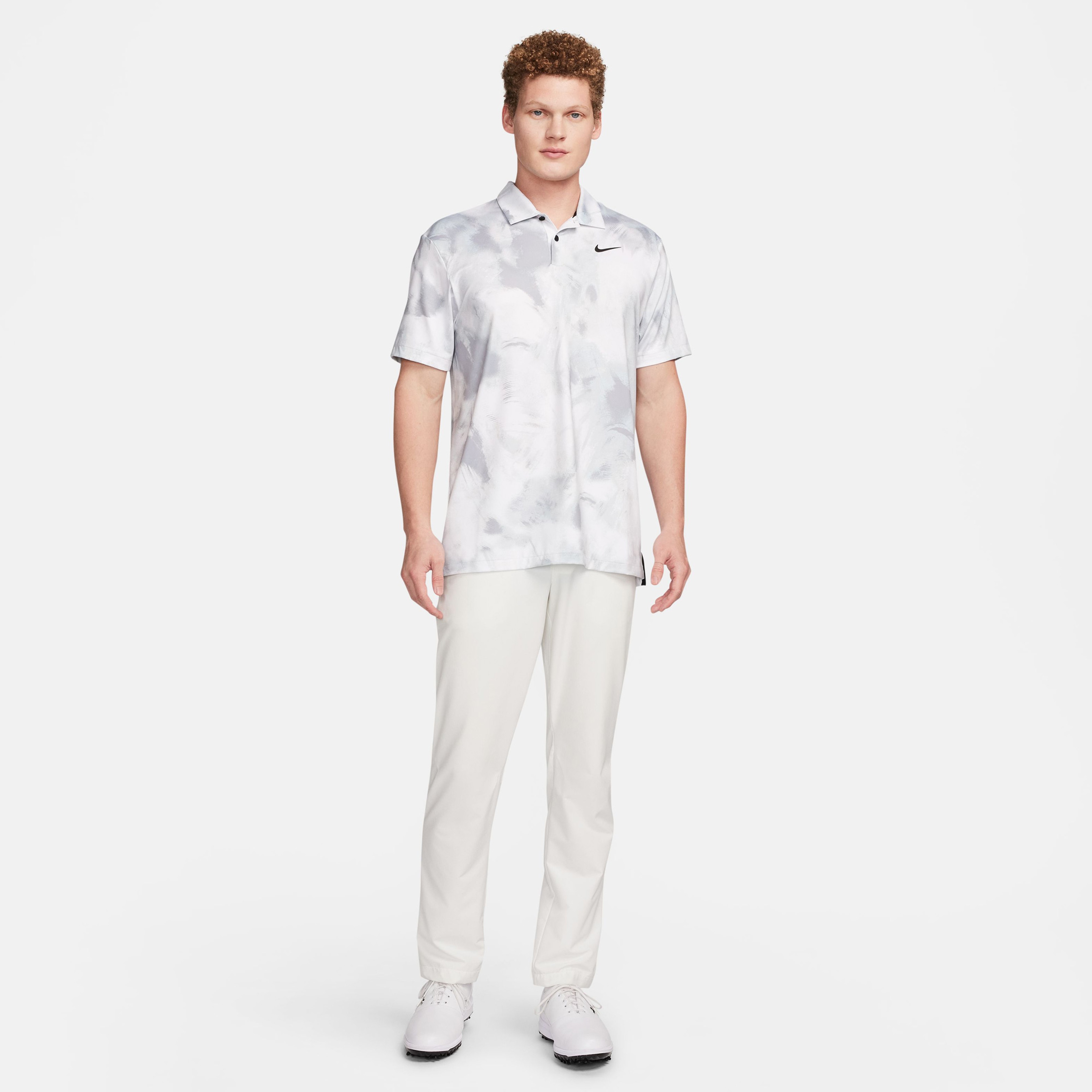 Nike Dri-Fit Tour Erkek Beyaz Polo