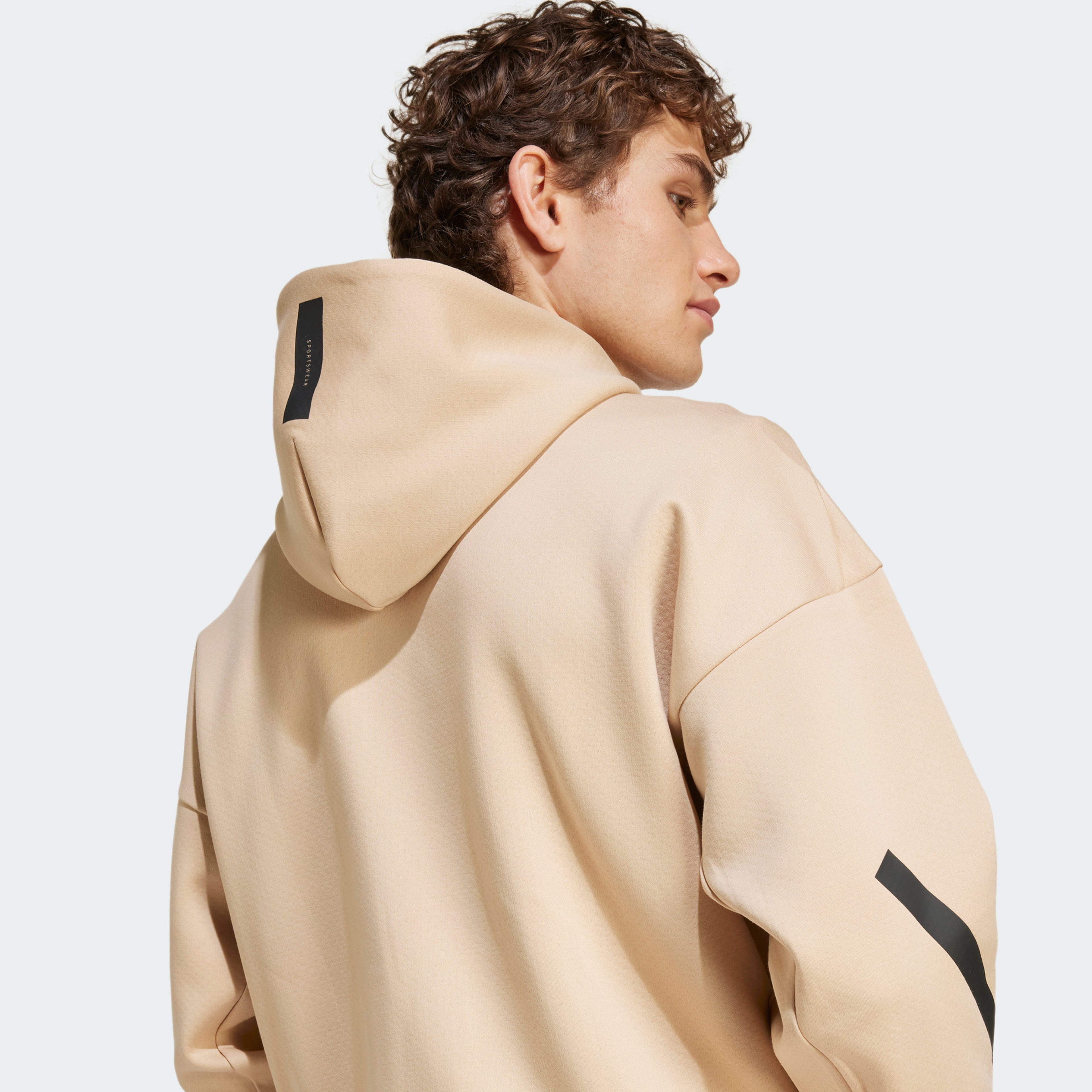 adidas M Z.N.E. Fz Erkek Bej Eşofman Üstü