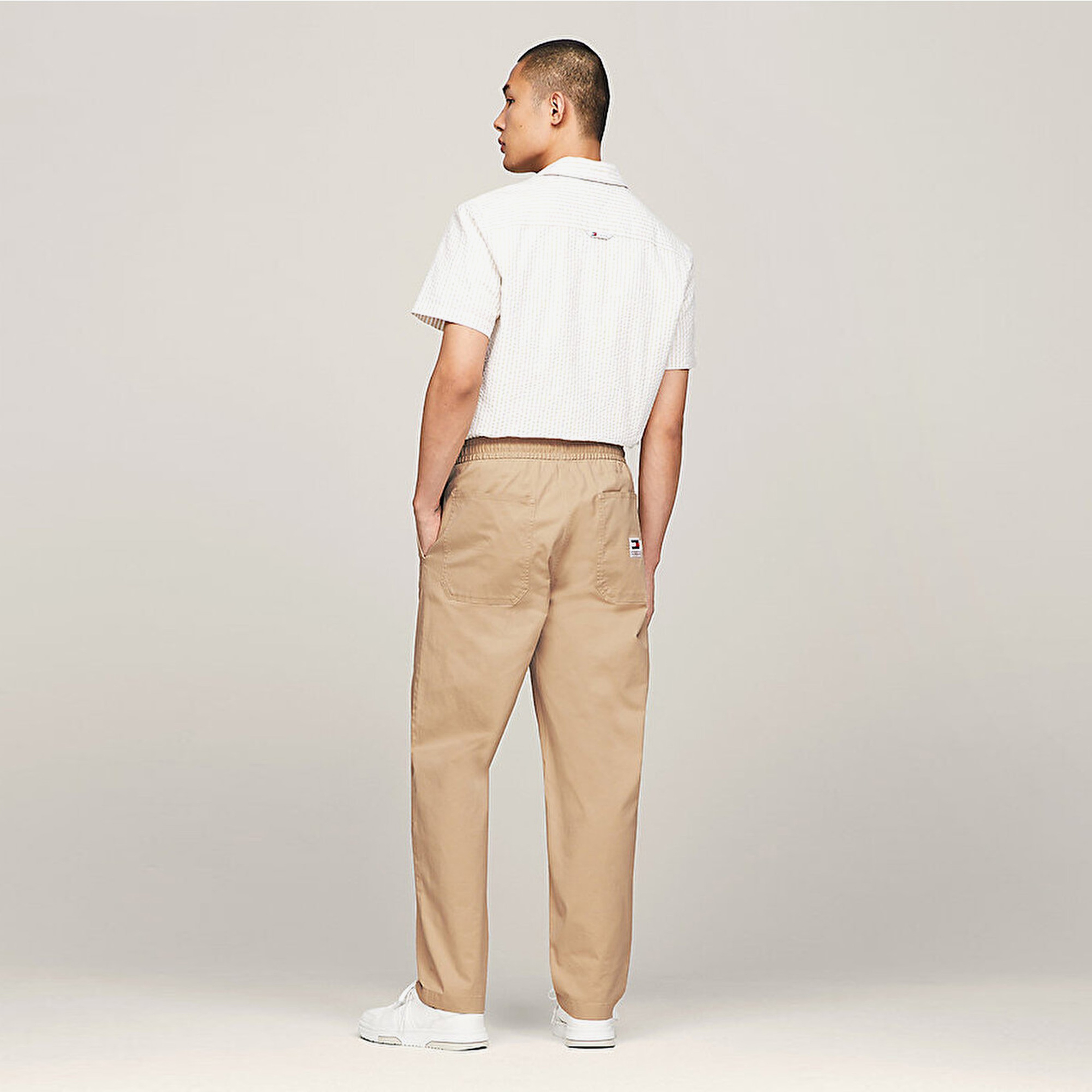 Tommy Jeans Aiden Tapered Casual Erkek Bej Pantolon