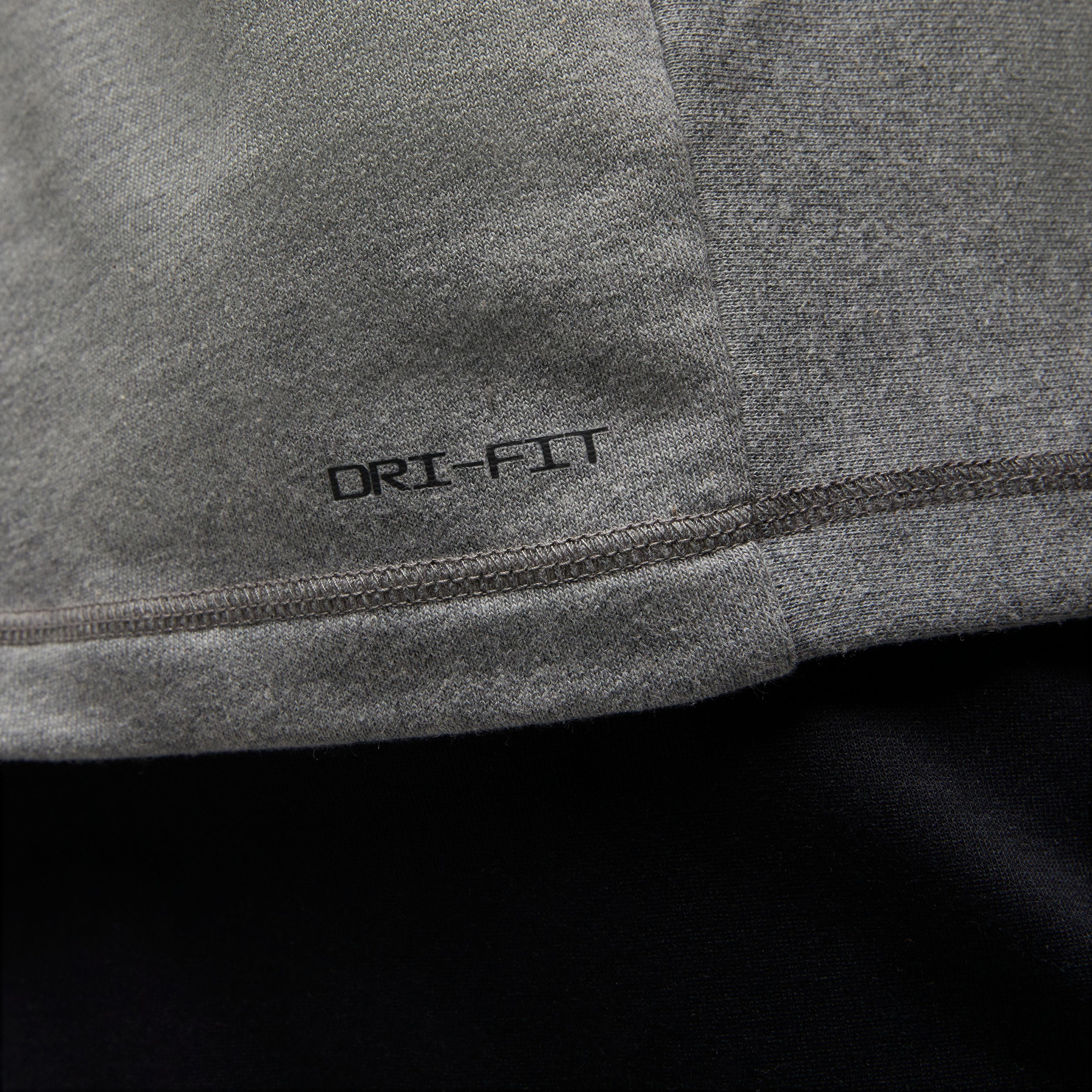 Jordan Dri-Fit Sport Fleece Erkek Gri Kolsuz Sweatshirt