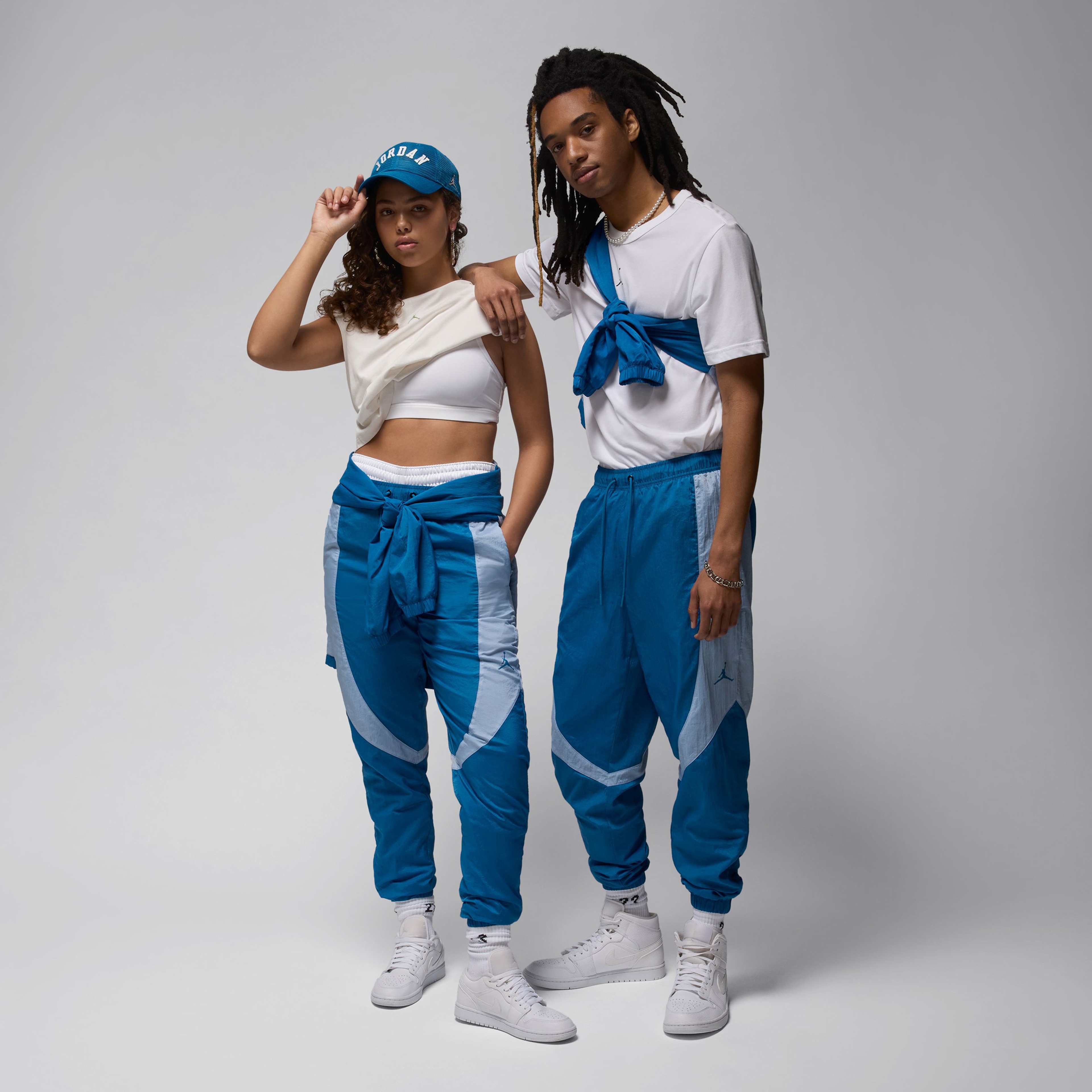 Jordan Sport Jam Warm Up Erkek Mavi Eşofman Altı